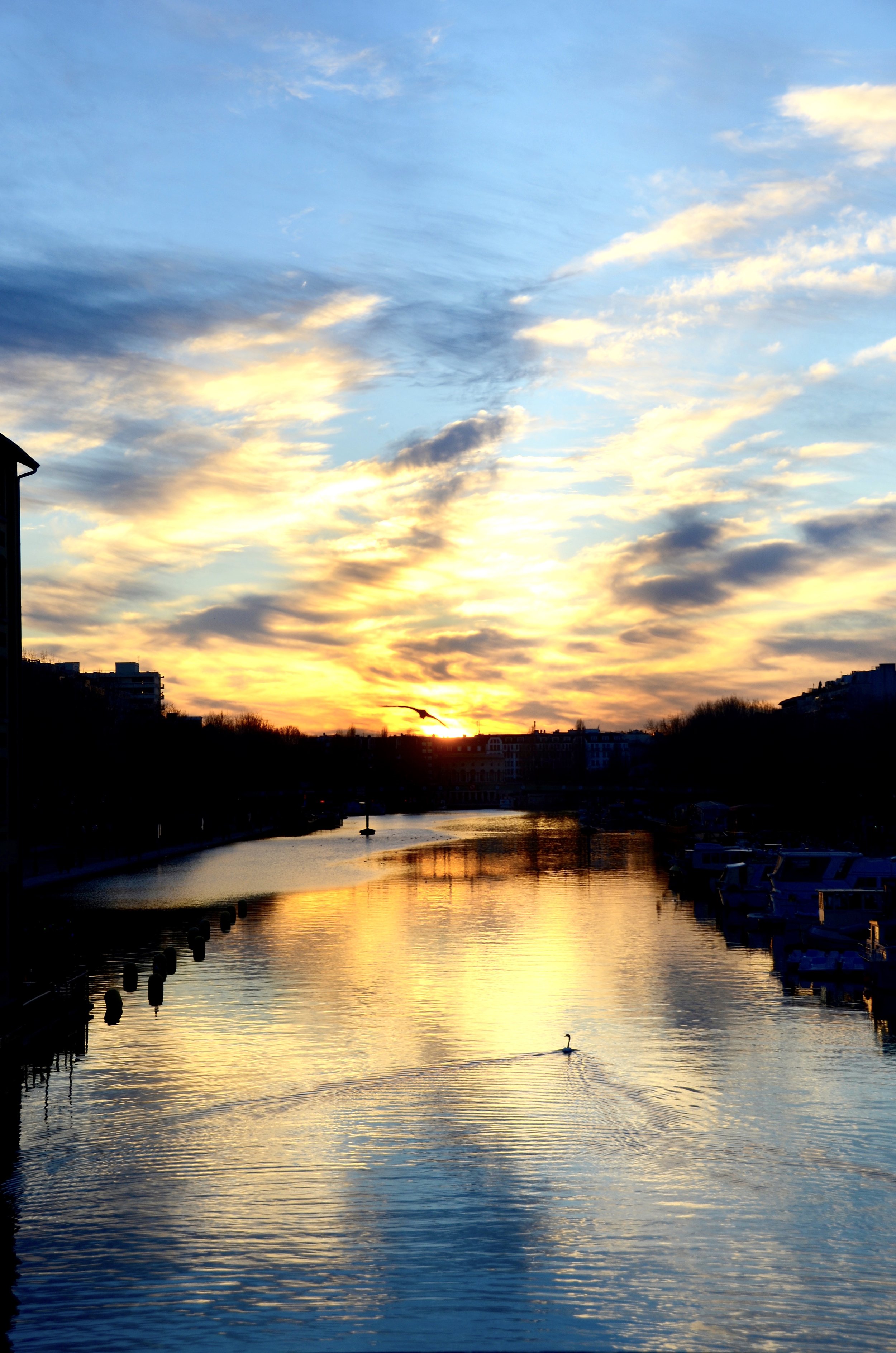 Canal S Martin in winter