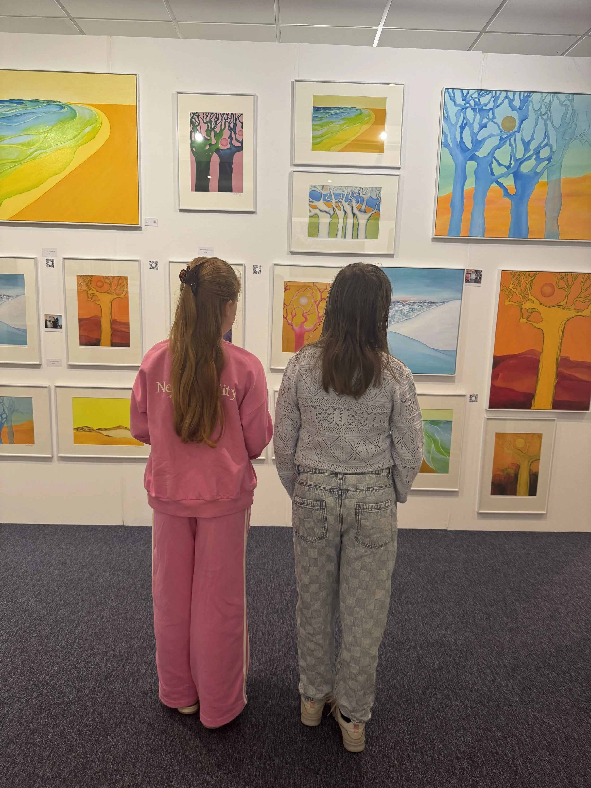 I love that all ages engage with the paintings
