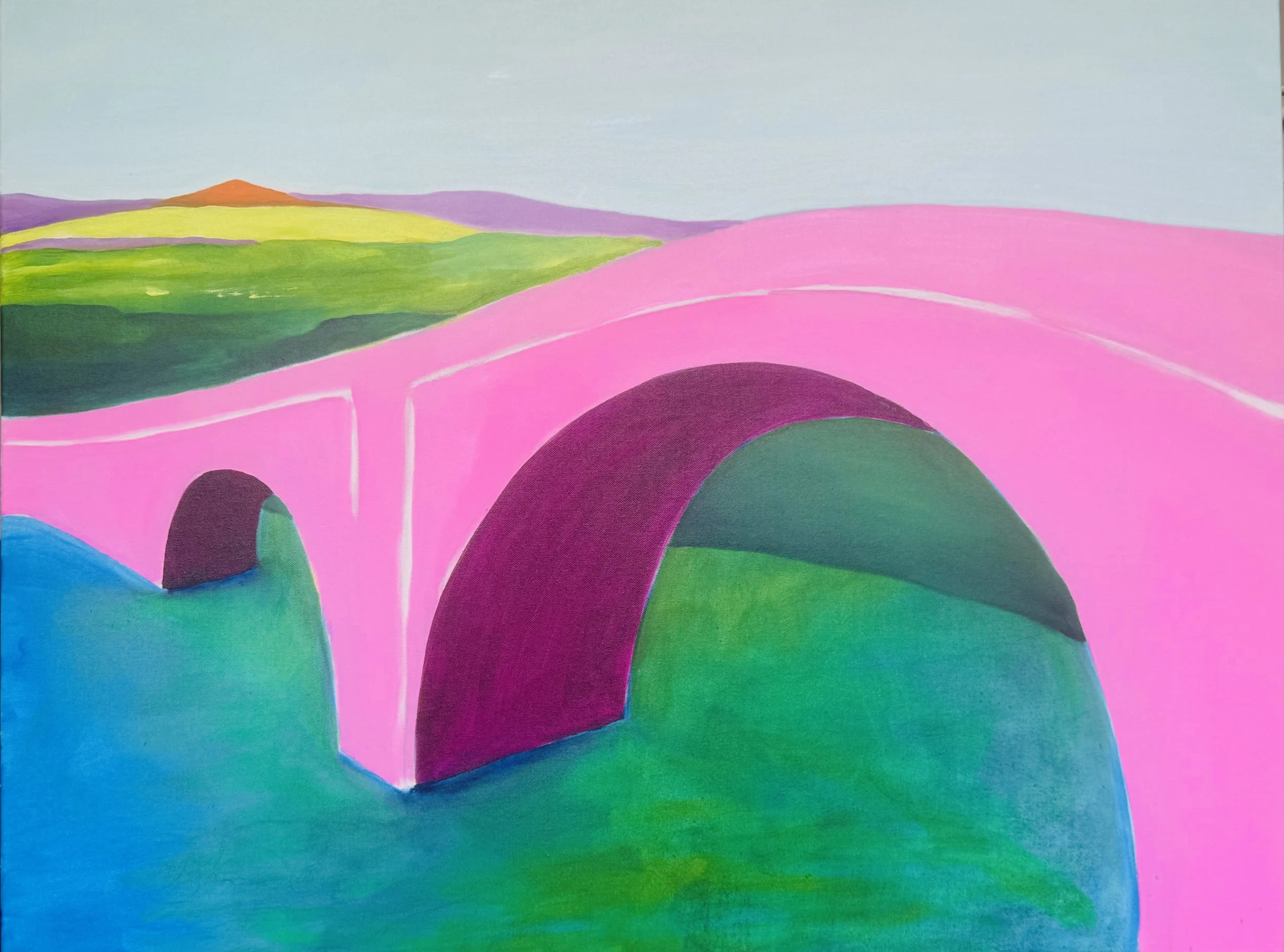  Bridge  100 × 76 cms  (oil on canvas) 