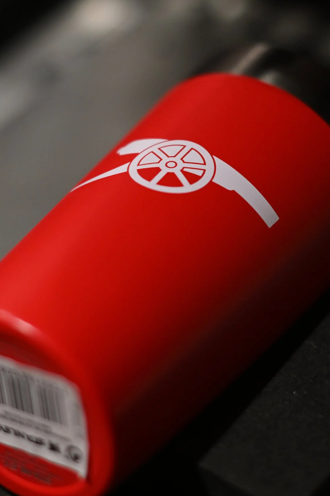 Laser engraving cups for Arsenal x Stanley