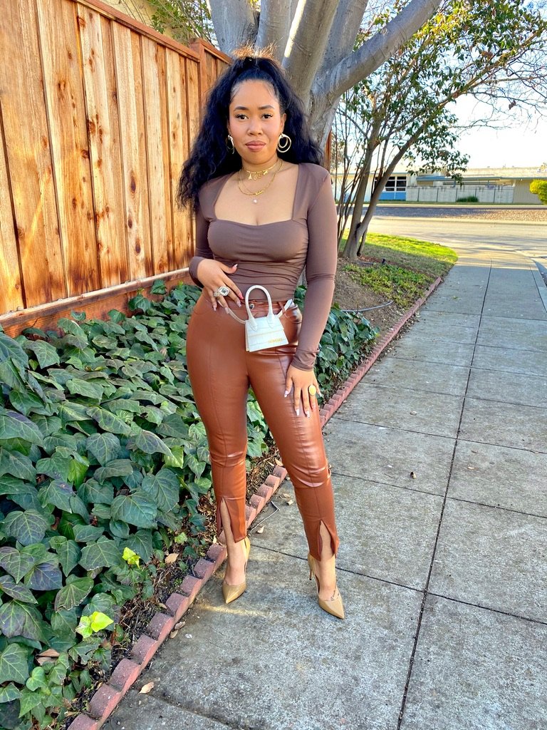 Brown Bodysuit
