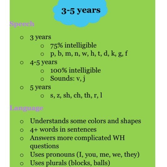 Is your child between the ages of 3 and 5?
&bull;
Check out these milestones!