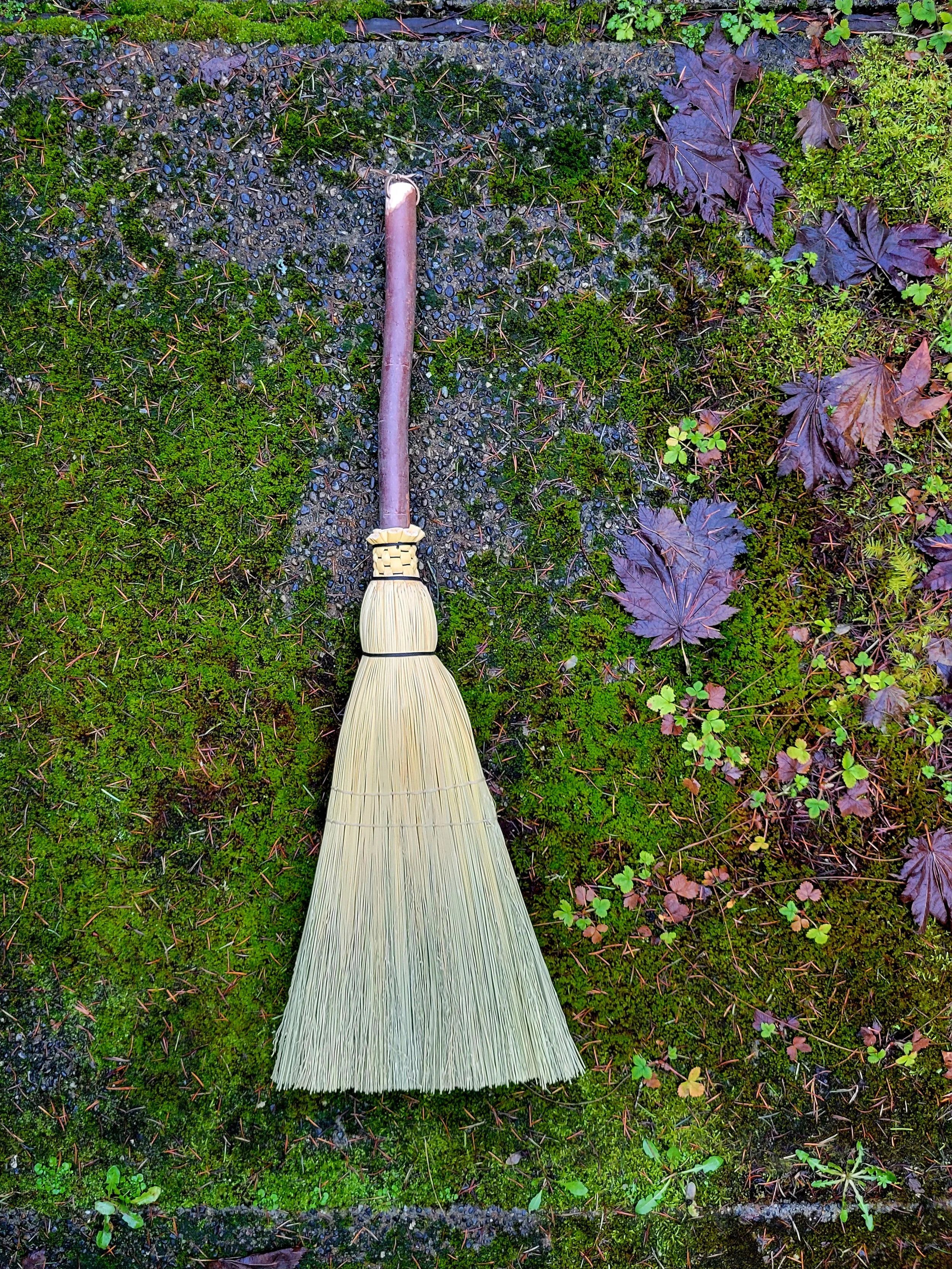 Natural organic handmade broom, great for a magical gift , for sweeping, or for energy clearing