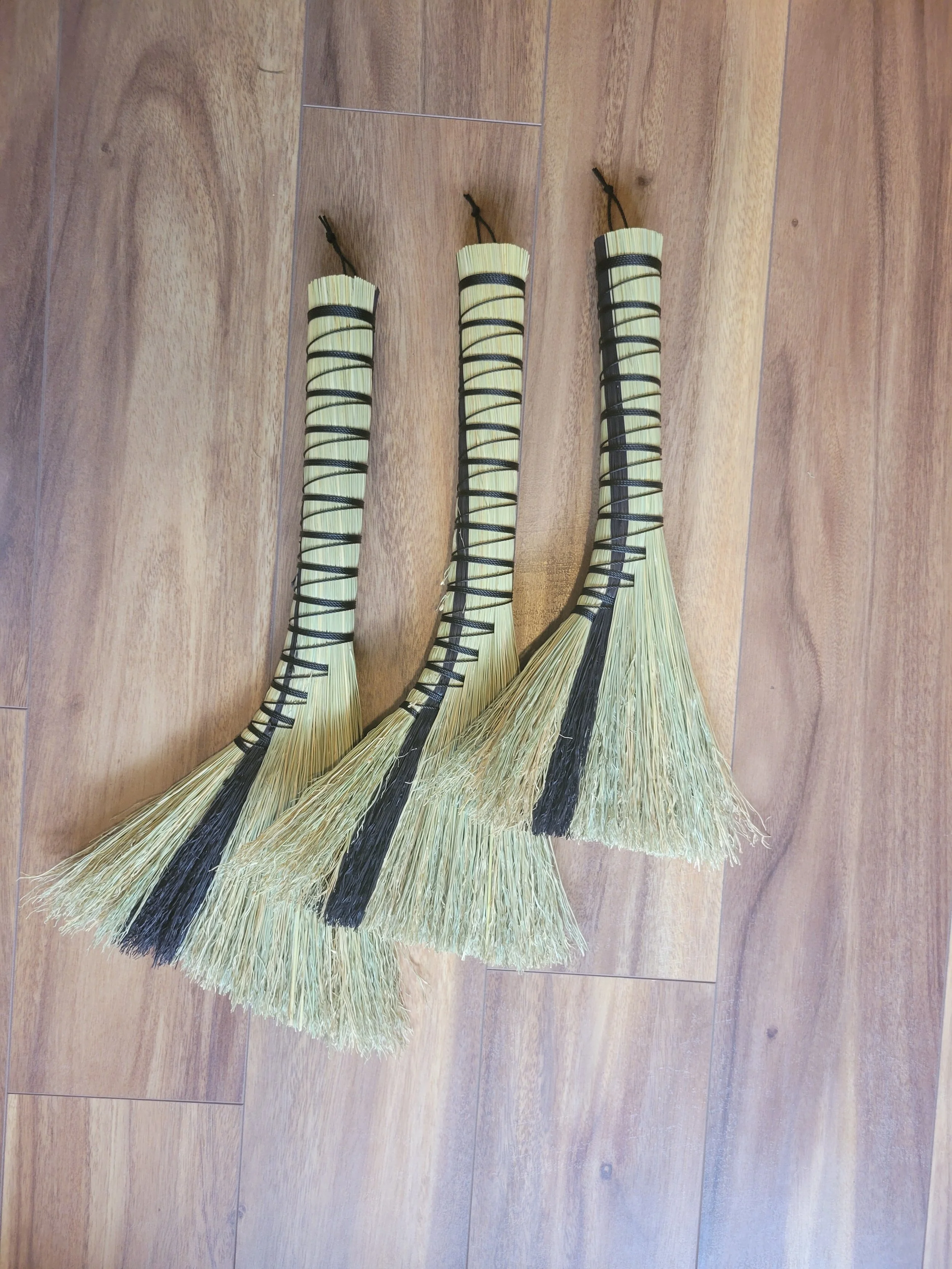 Homemade broom for spiritual clearing, healing and embodiment