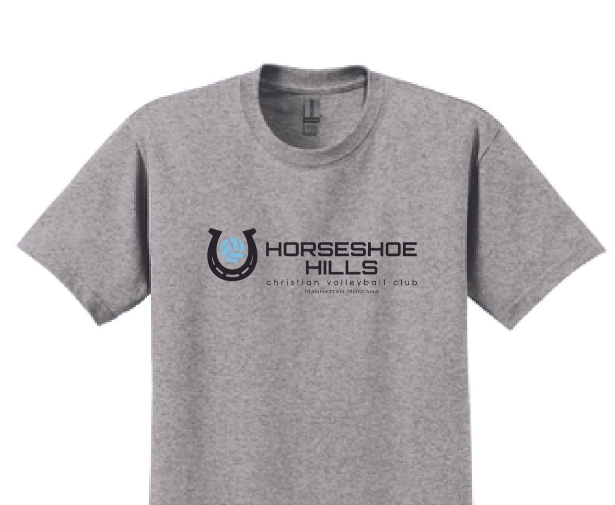 T Shirt Horizontal Logo- Gildan