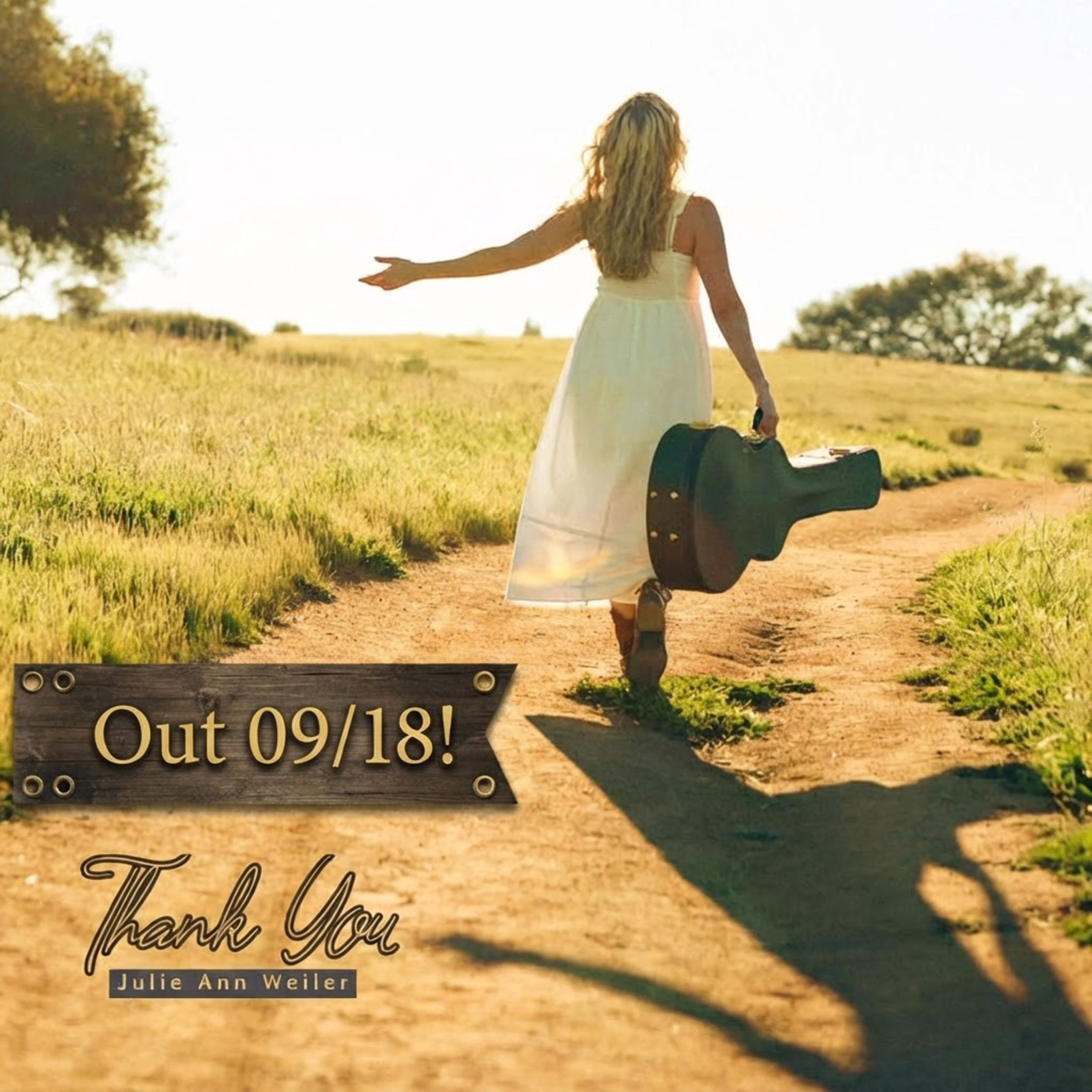 Julie Ann Weiler's new single "Thank You" drops 09/18!