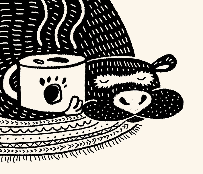 Cozy Bear Cabin Crew Sweater for Novel Supply Co.