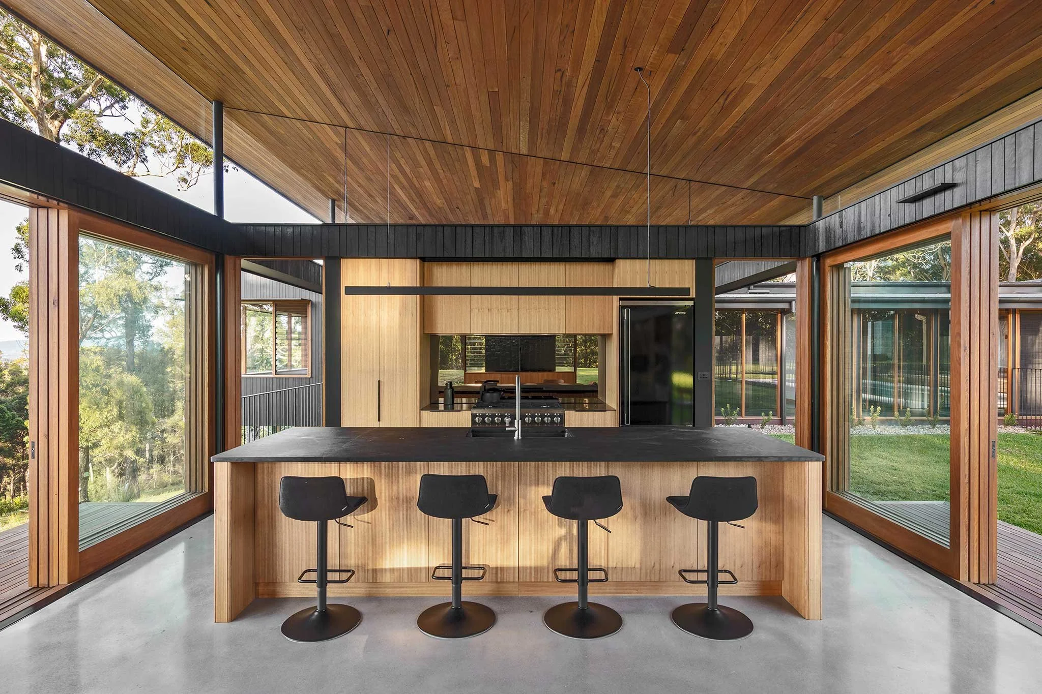 Kitchen projects winner Bendalong Mountain house