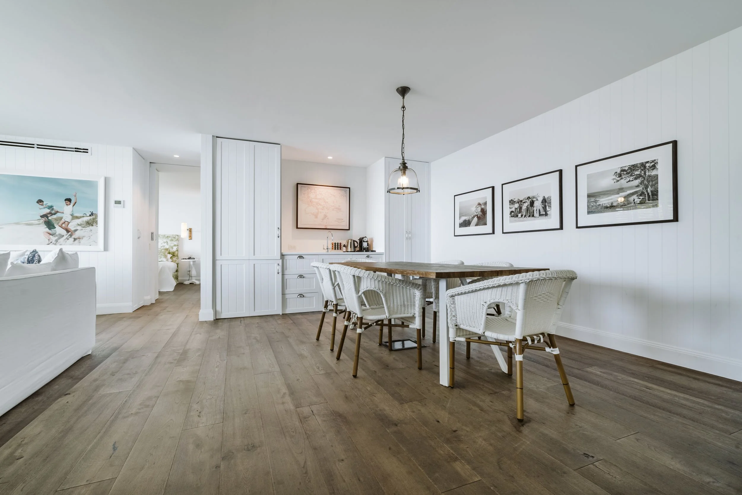 Interior of Collette Dinnigan Suite 29 renovation by New View Building Solutions