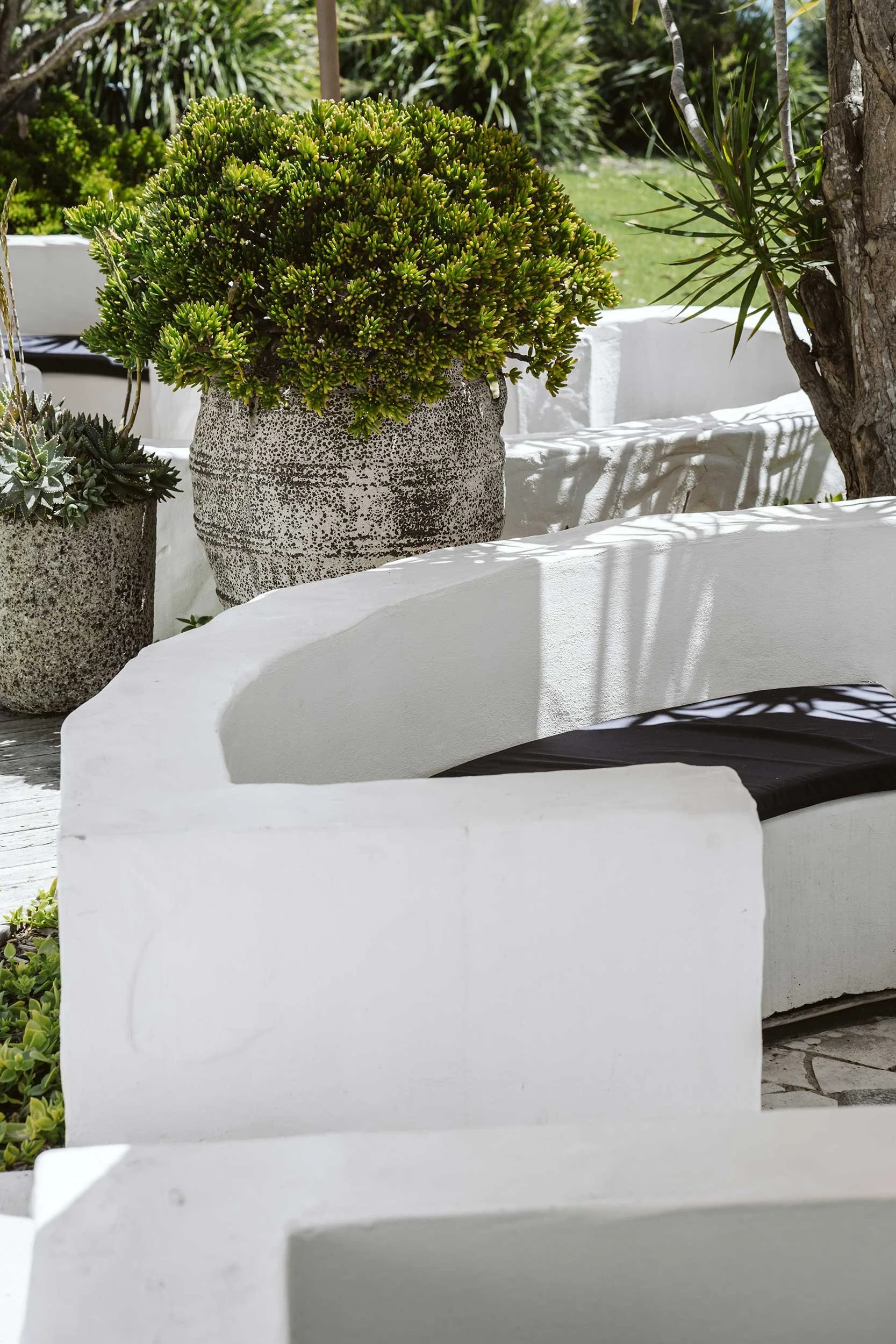 Concrete pod construction at Bannisters Hotel Mollymook