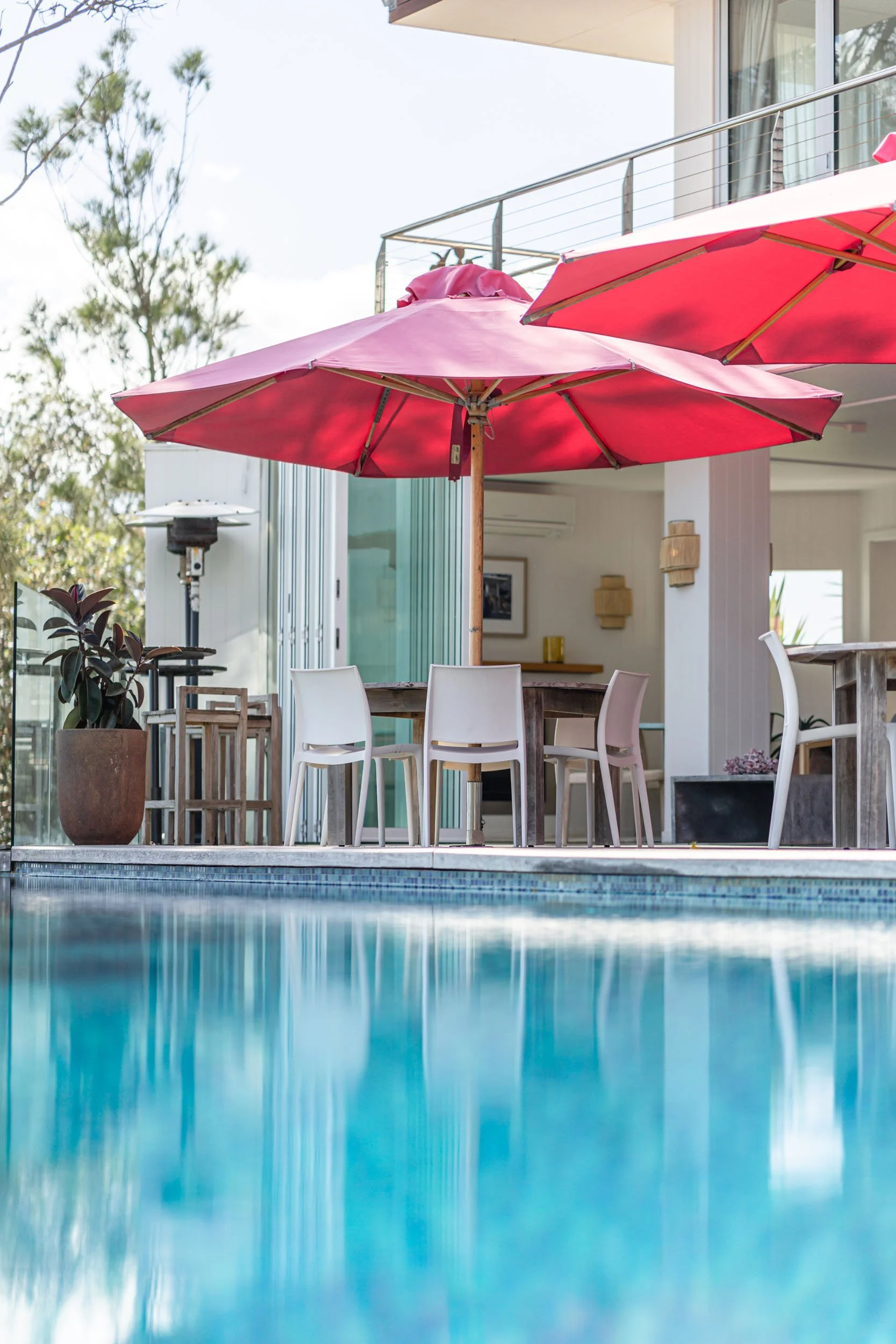 Pool bar renovation at Bannisters Hotel Mollymook by New View Building Solutions