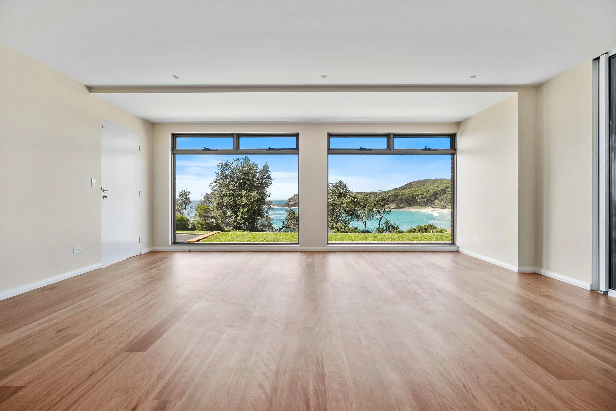 View from downstairs of South Coast renovation by New View Building Solutions