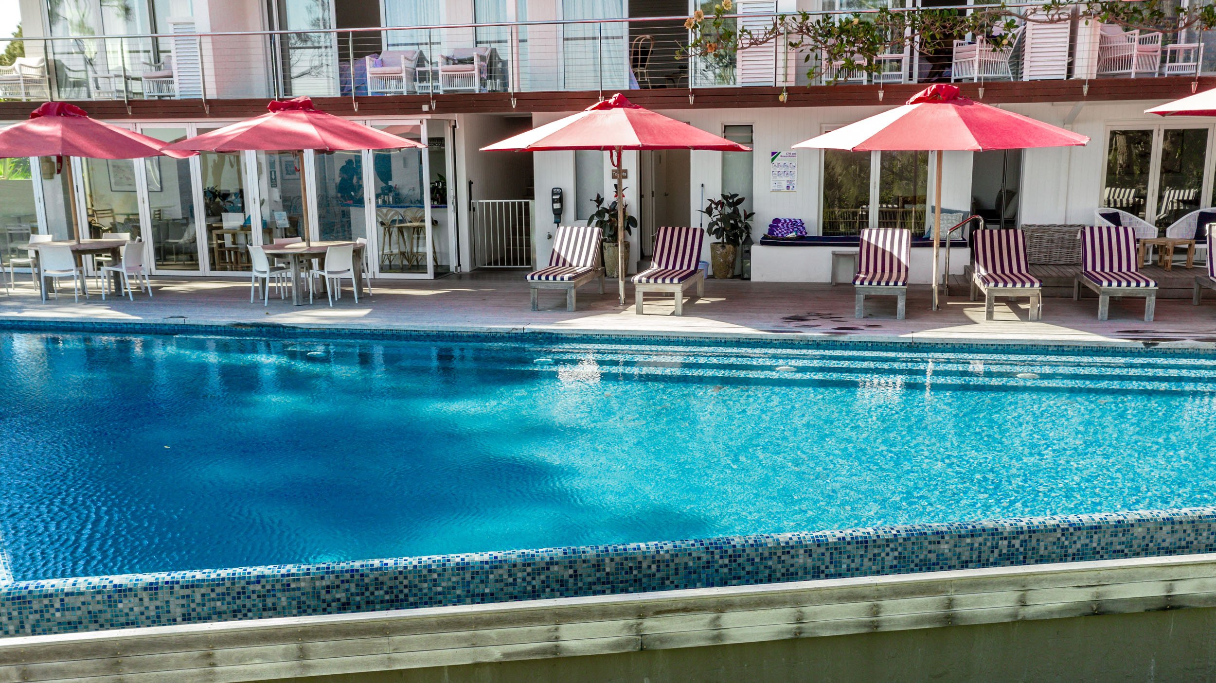 Pool bar renovation at Bannisters Hotel Mollymook by New View Building Solutions