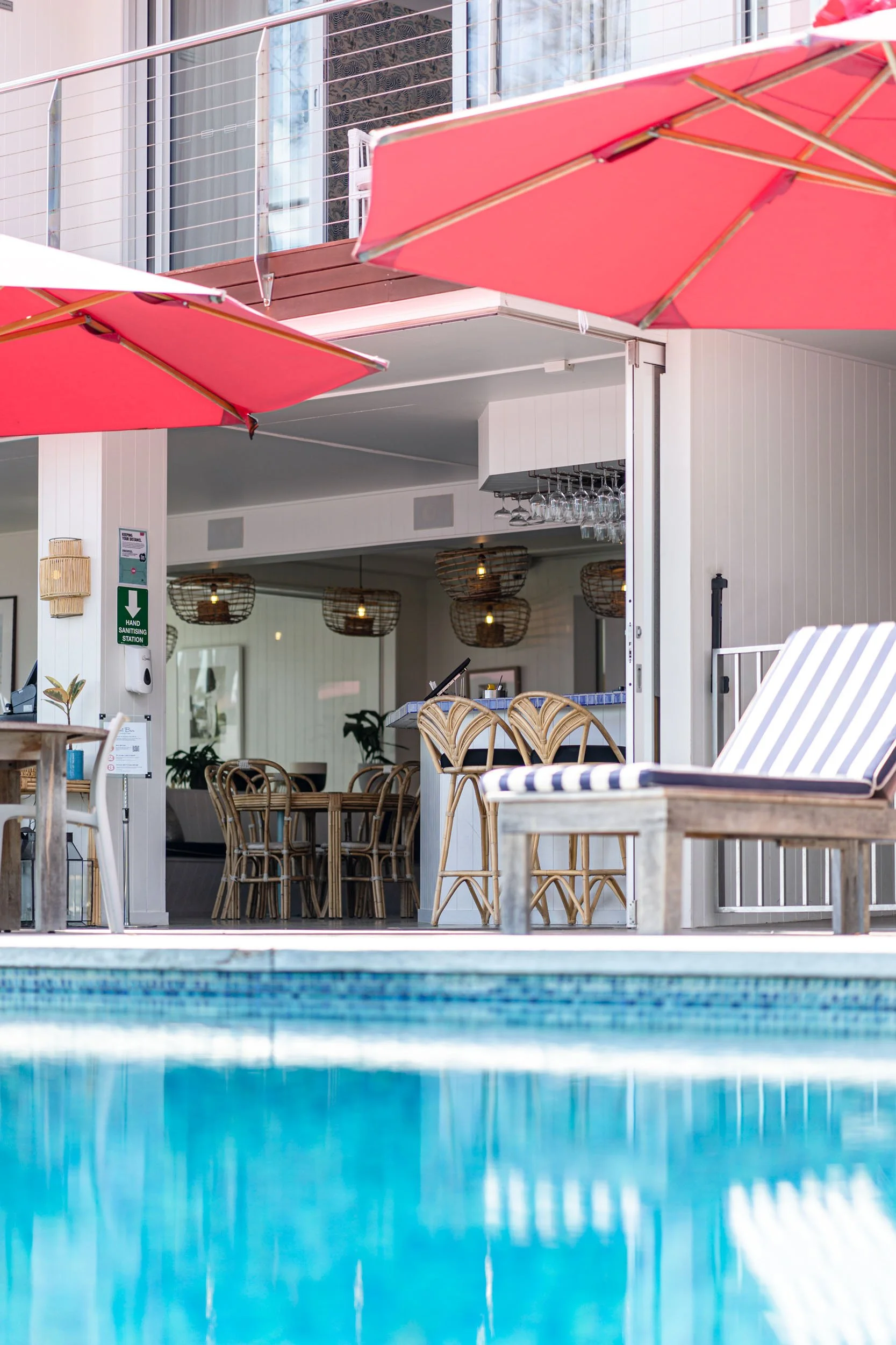 Pool bar renovation at Bannisters Hotel Mollymook by New View Building Solutions