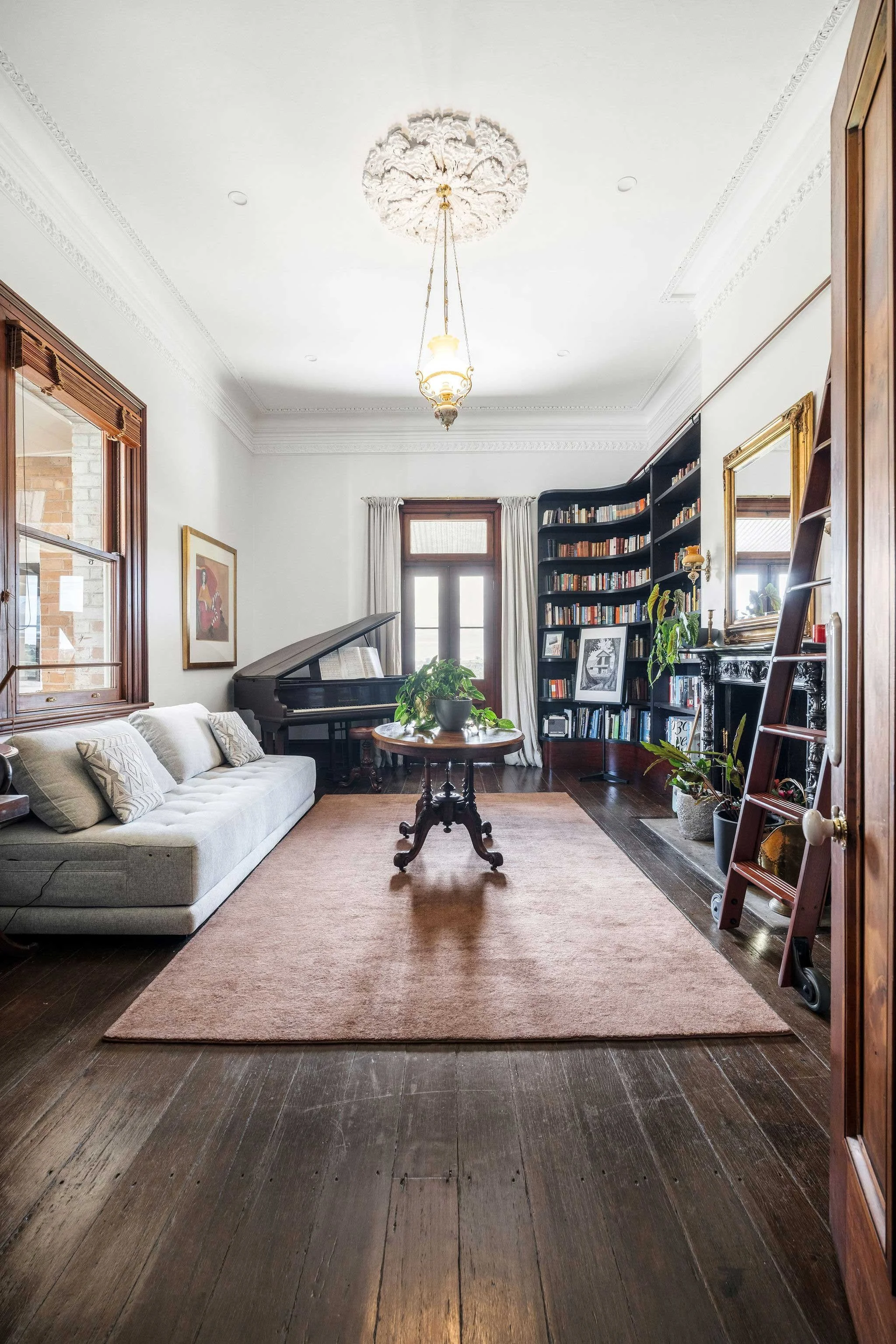 Interior of the Mount Airlie House, Milton heritage restoration by New View Building Solutions