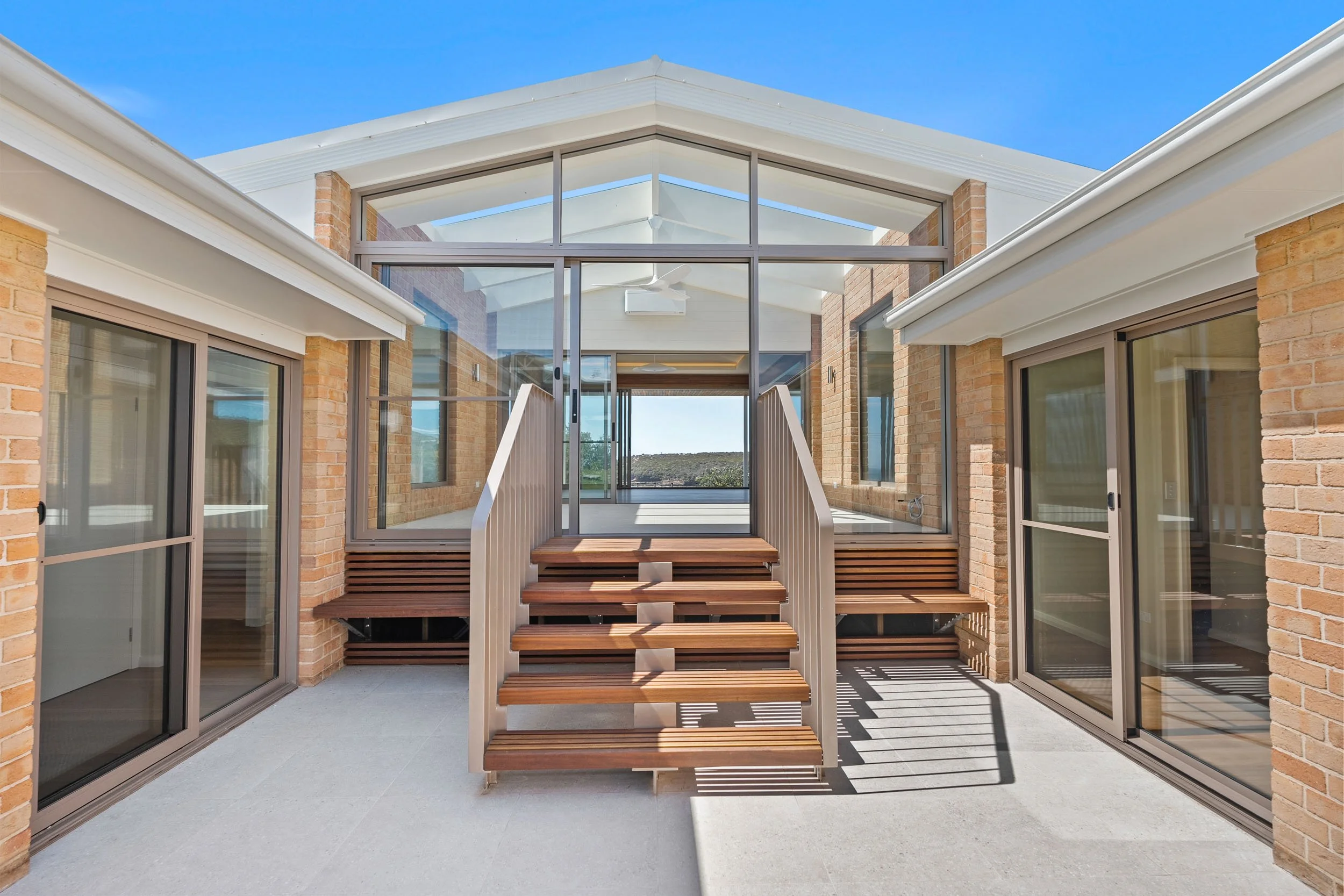 View through South Coast renovation by New View Building Solutions