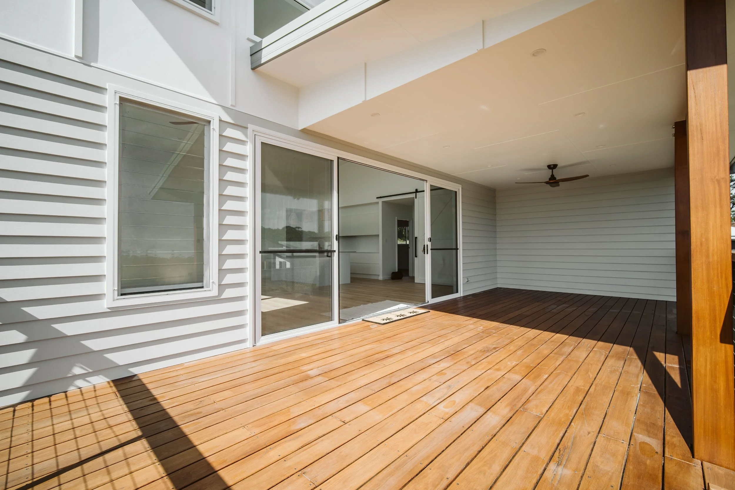 Exterior of the Manyana custom home build by New View Building Solutions