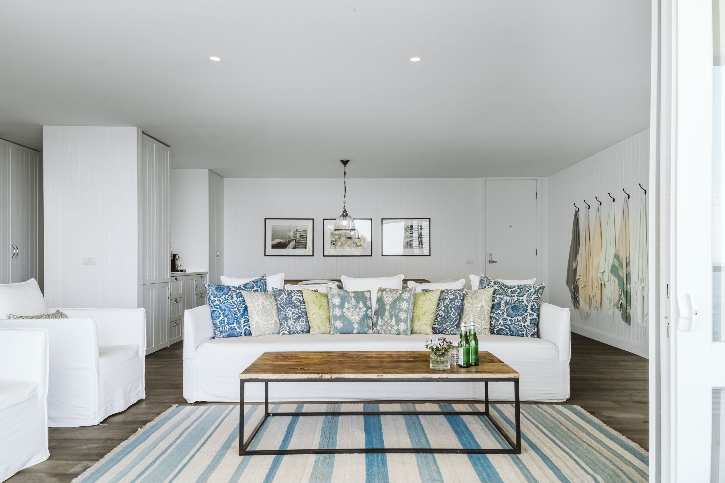 Interior of Collette Dinnigan Suite 29 renovation by New View Building Solutions