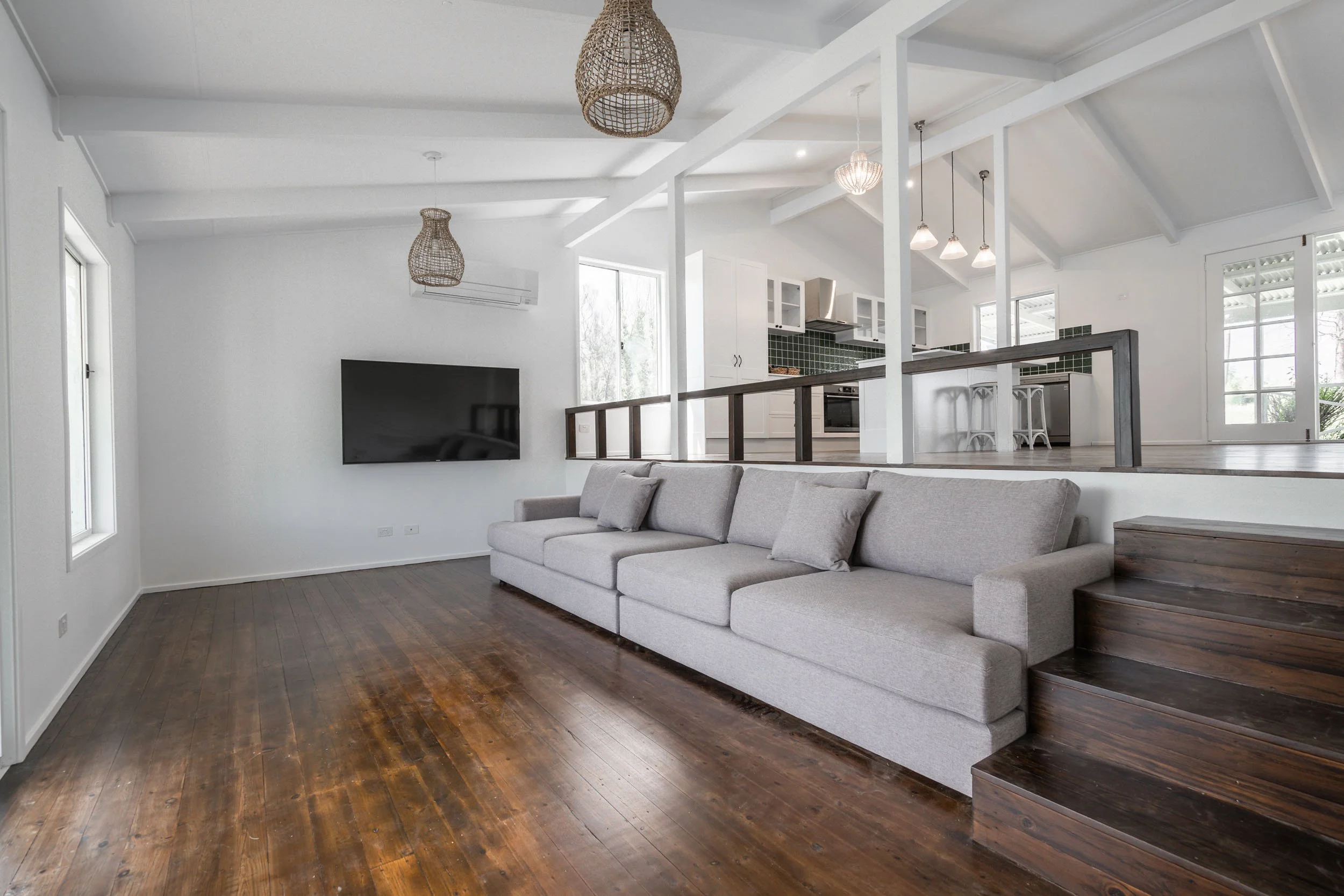 Interior of the Lake Conjola renovation by New View Building Solutions