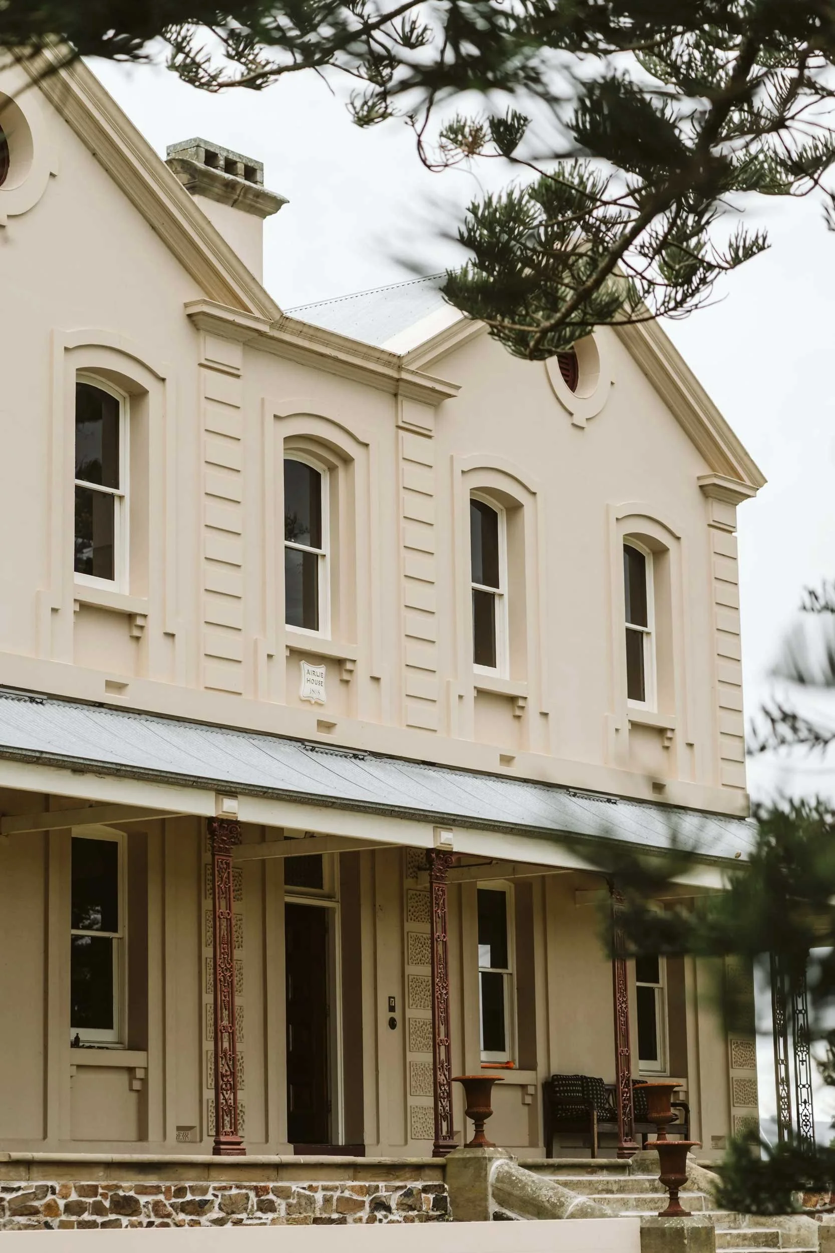 Exterior of the Mount Airlie House, Milton heritage restoration by New View Building Solutions