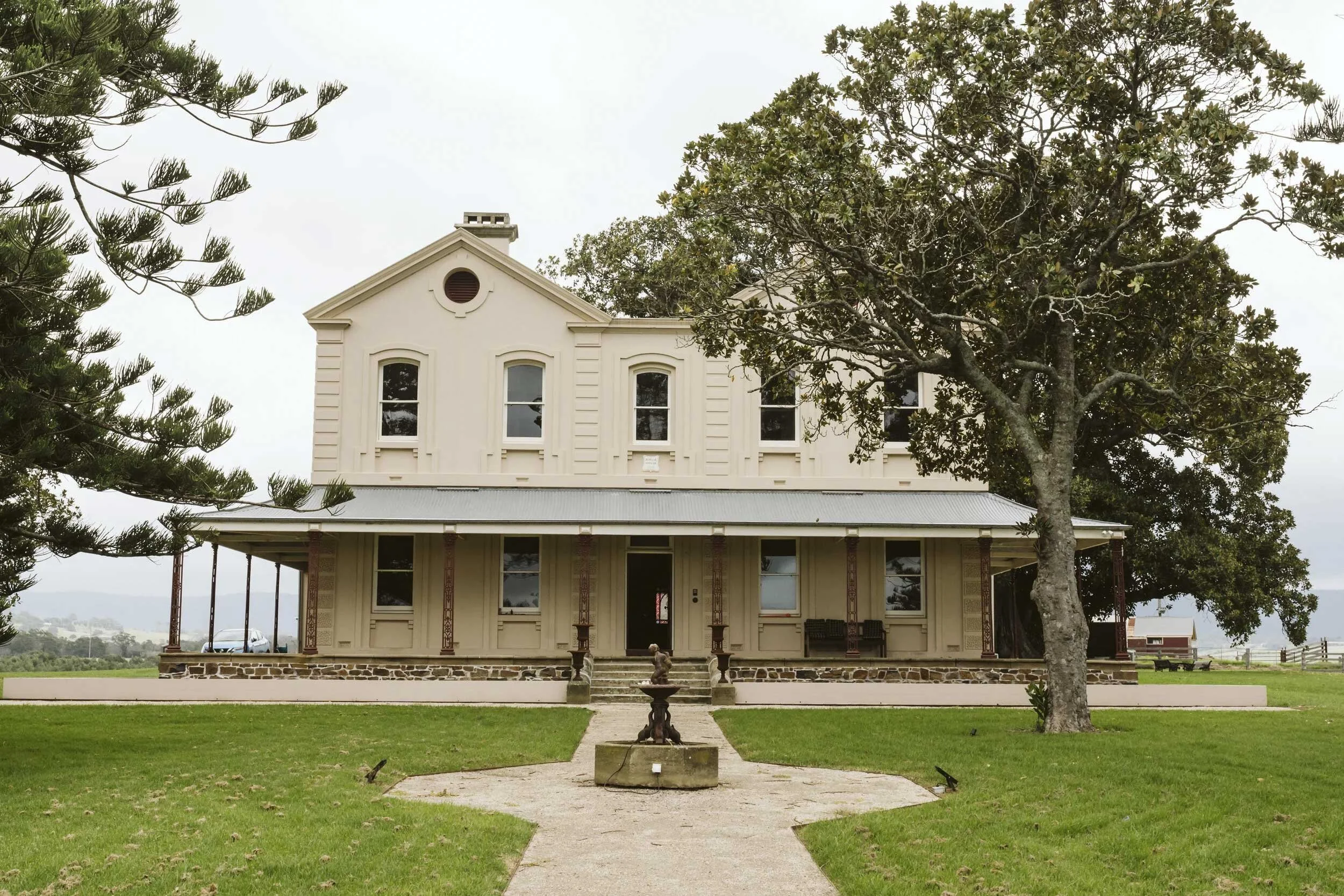 Exterior of the Mount Airlie House, Milton heritage restoration by New View Building Solutions
