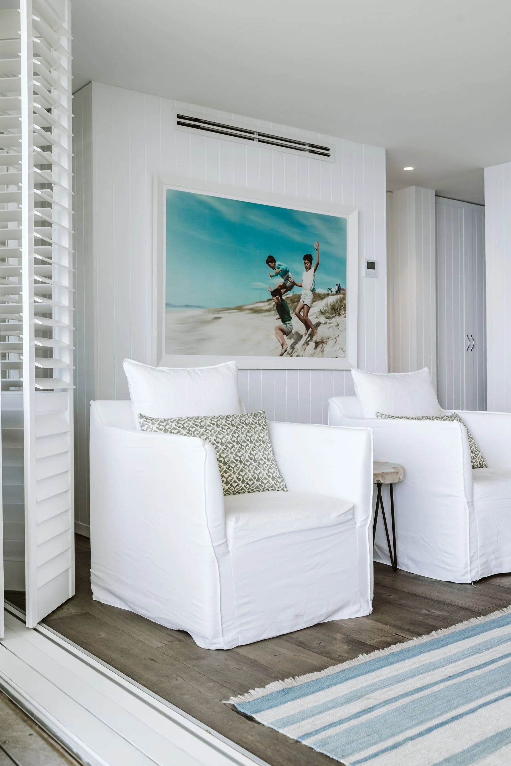 Interior of Collette Dinnigan Suite 29 renovation by New View Building Solutions