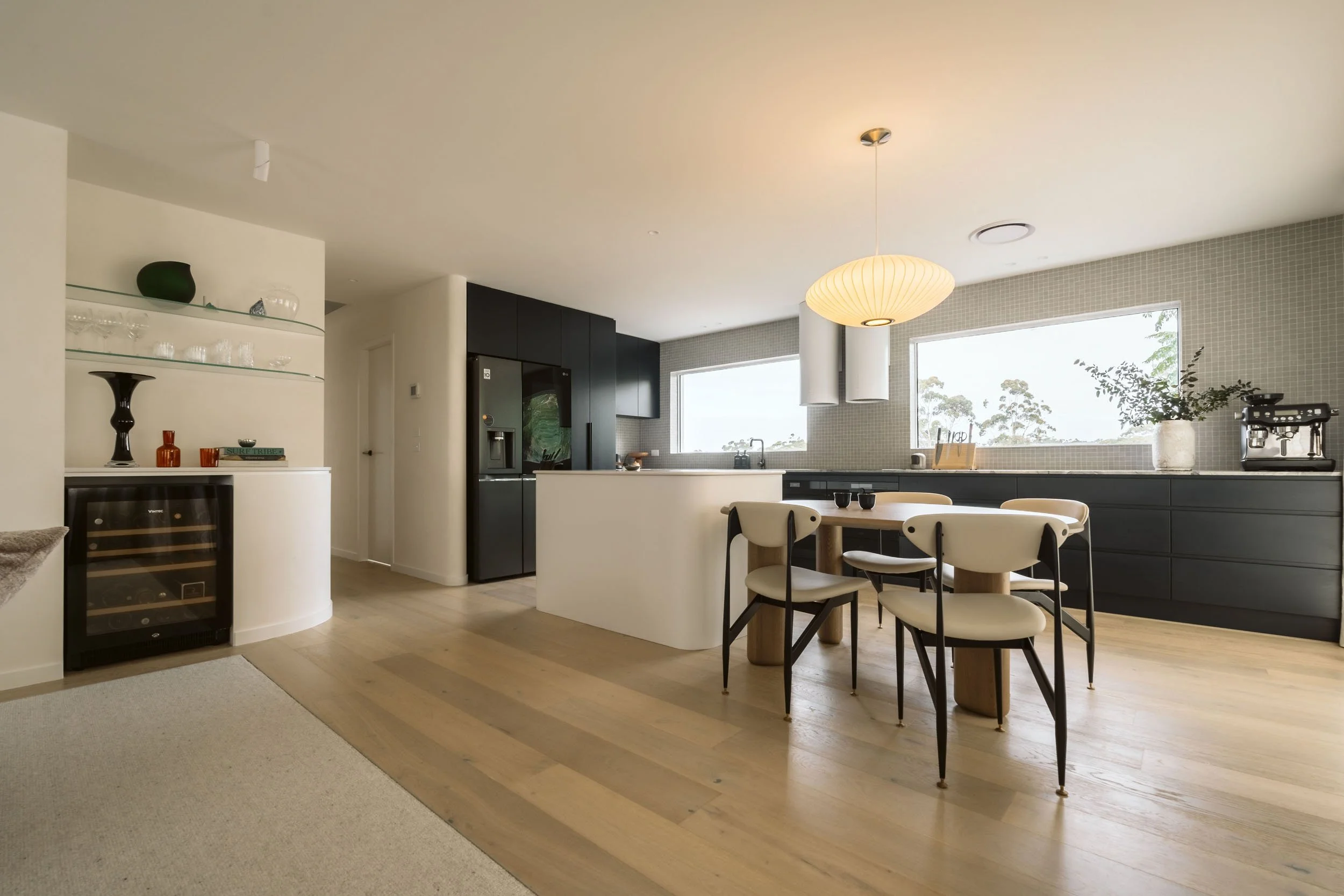 Interior of the Augusta Place Mollymook renovation by New View Building Solutions