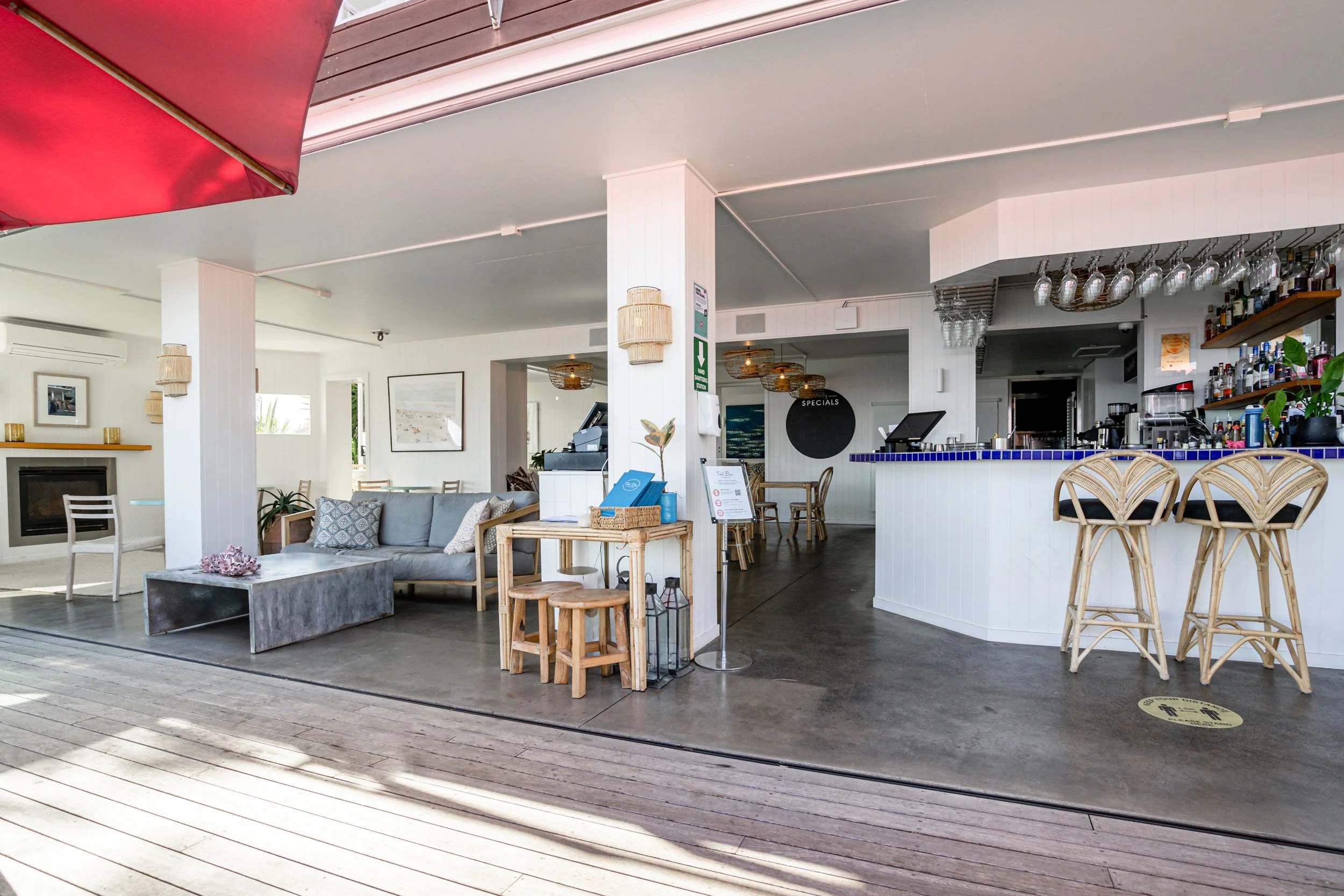 Pool bar renovation at Bannisters Hotel Mollymook by New View Building Solutions