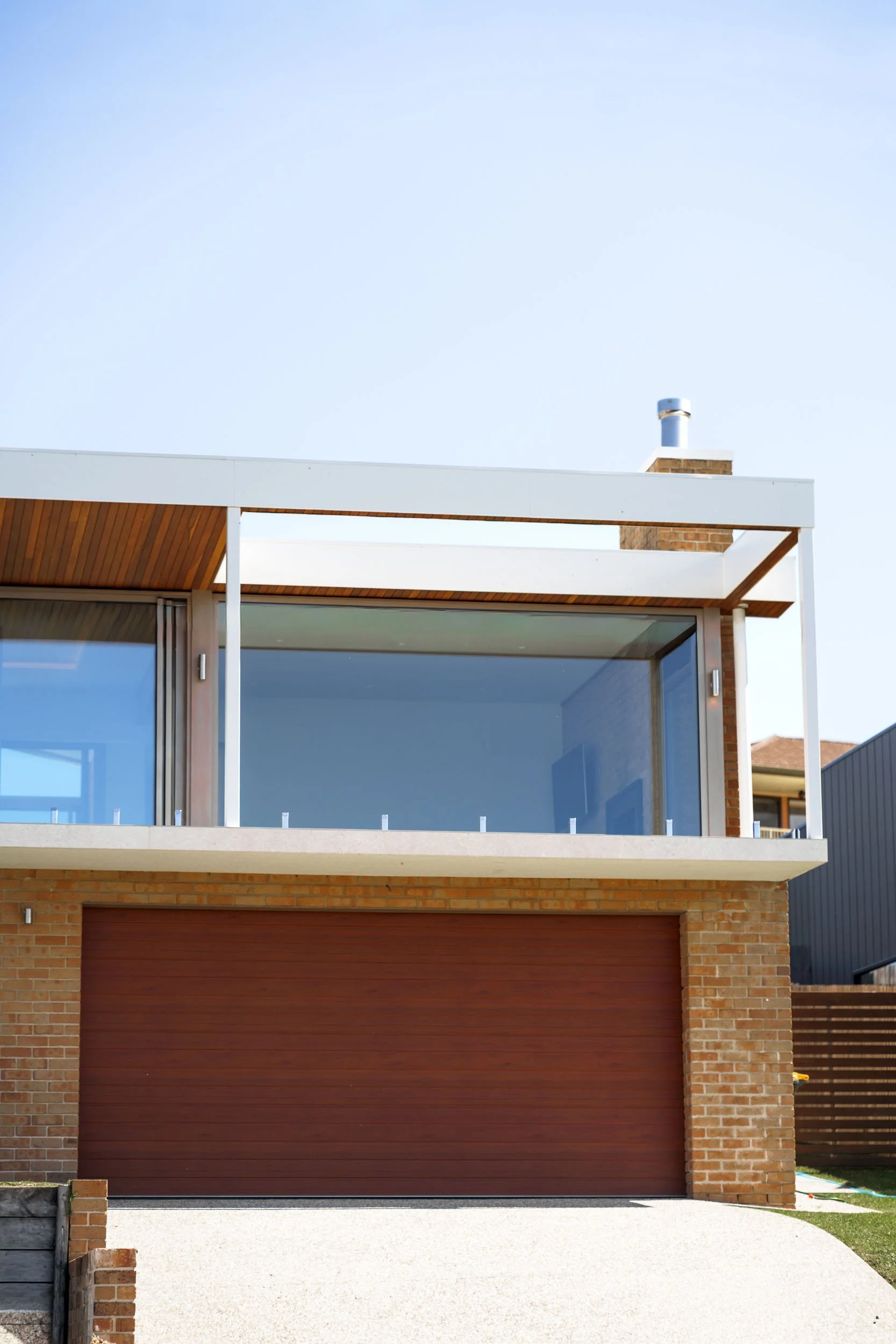 Facade of South Coast renovation by New View Building Solutions