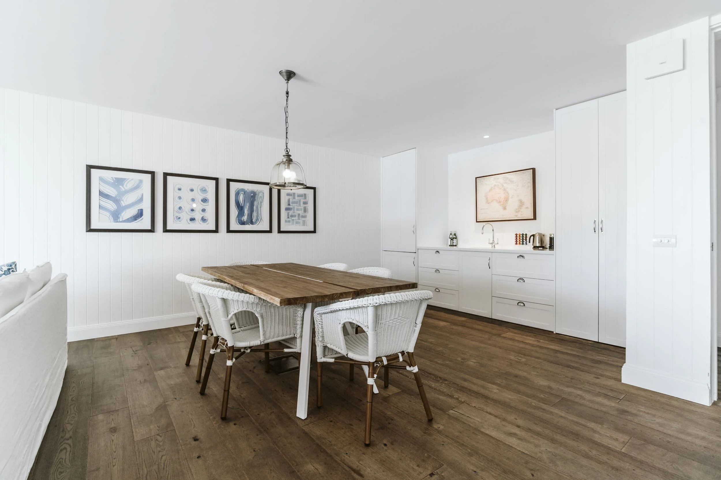 Interior of Collette Dinnigan Suite 30 renovation by New View Building Solutions