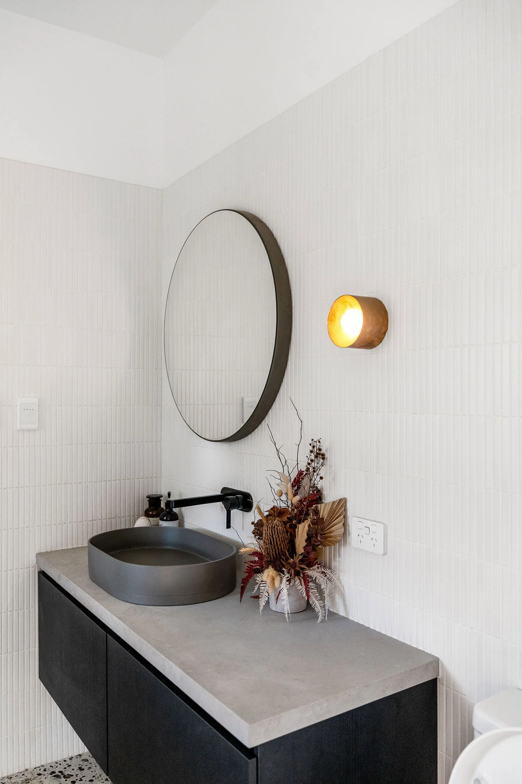 Heritage restoration of bathroom in Mount Airlie House Milton