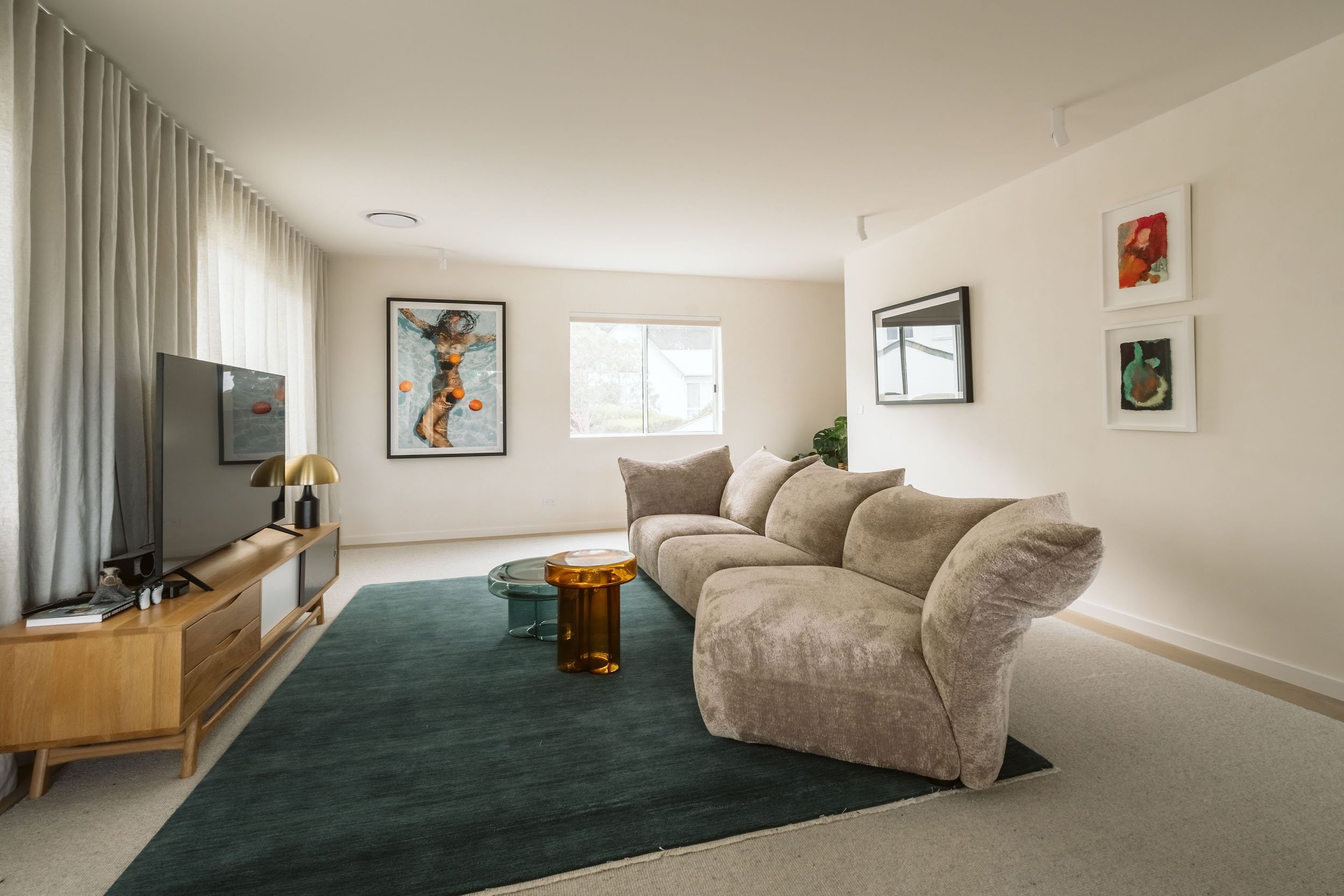 Interior of the Augusta Place Mollymook renovation by New View Building Solutions