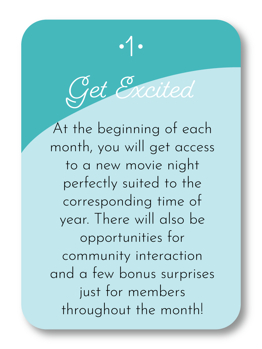 A subscription to The Happy Haunt is your passport to a world of unforgettable movie nights for your family. Once you become a member, the process couldn't be simpler:
