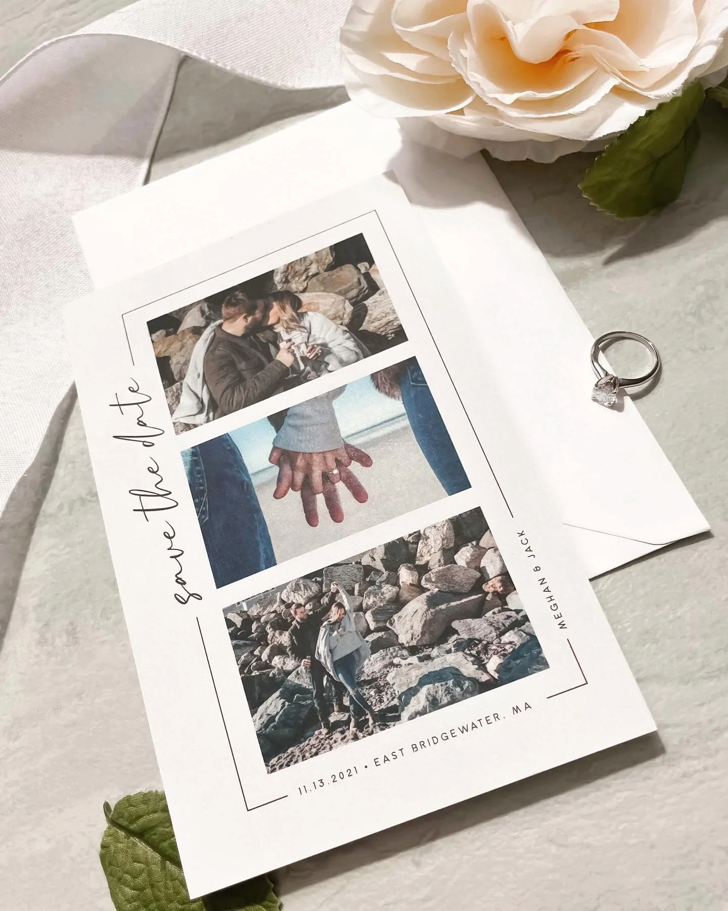 1 month till these 2 say I do!! 

Can&rsquo;t wait for the big day 🥰
.
.
. 

#concordnh #graphicdesigner #localgraphicdesign #bridalshower #bridalshowerinvitation #custombridalshowerinvitations #custombridalshowerinvites #weddinginvitations #customw