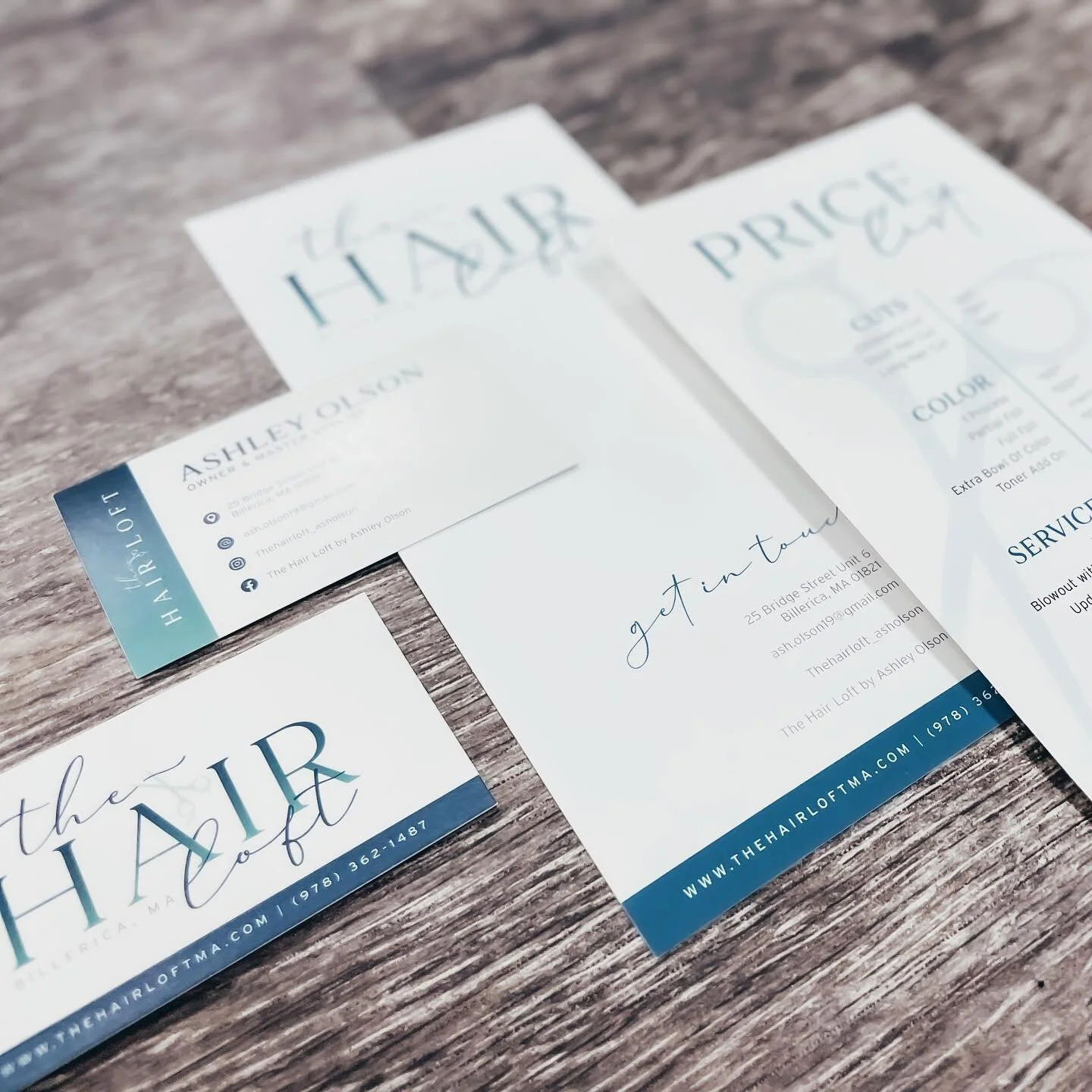 Happy Friday!! Sharing one of my favorite branding designs I&rsquo;ve done ✨ Had to design something amazing, for someone as amazingly talented as @thehairloft_ma