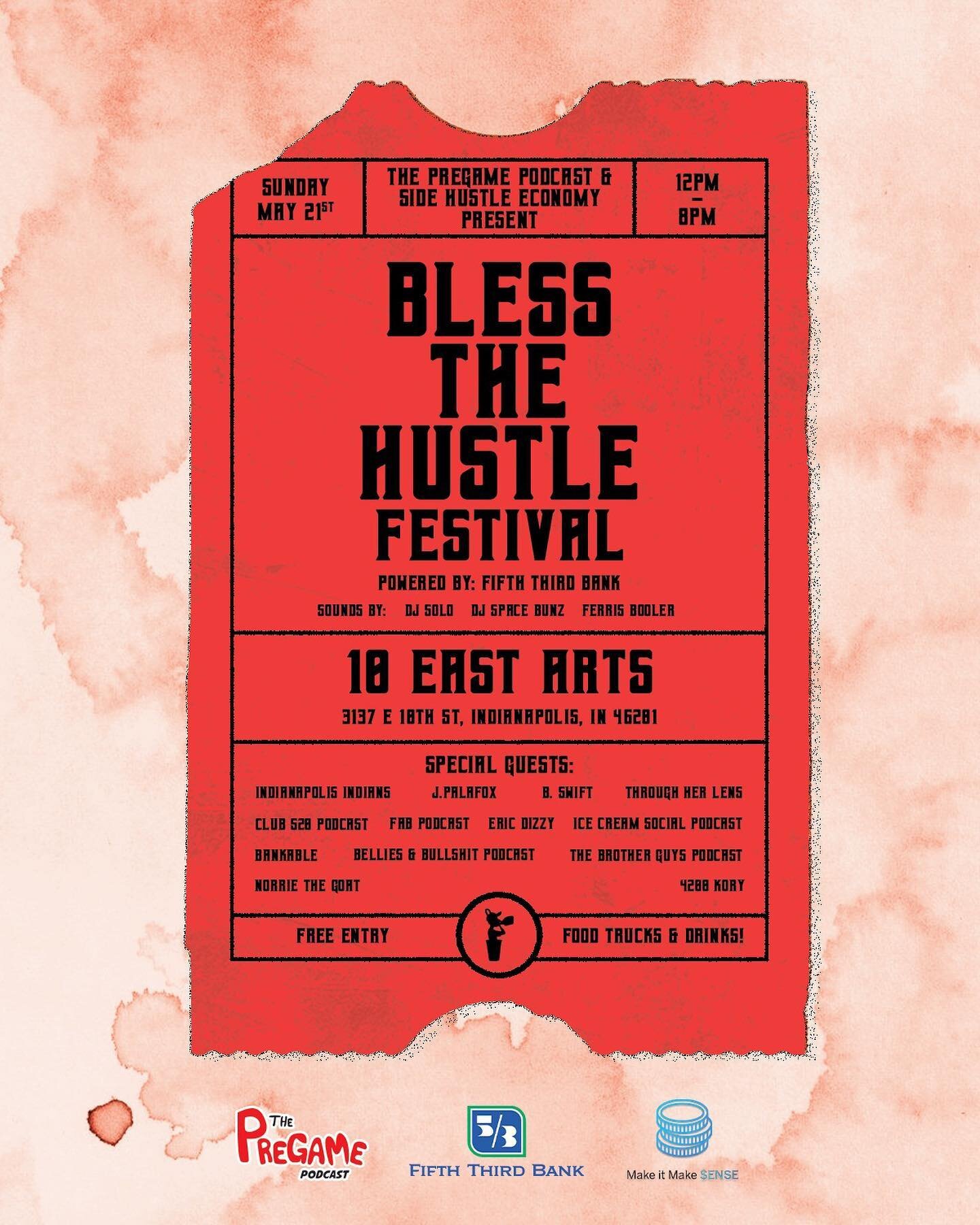 INDIANAPOLIS, CAN WE HAVE YOUR ATTENTION? 🚨🚨🚨

THE BLESS THE HUSTLE PODCAST FESTIVAL LINE UP IS OFFICIAL! 

Next Sunday hear from Indy&rsquo;s leaders in the digital media space live!

@through_her_lens @jose__palafox @bswift317 @club520podcast @e