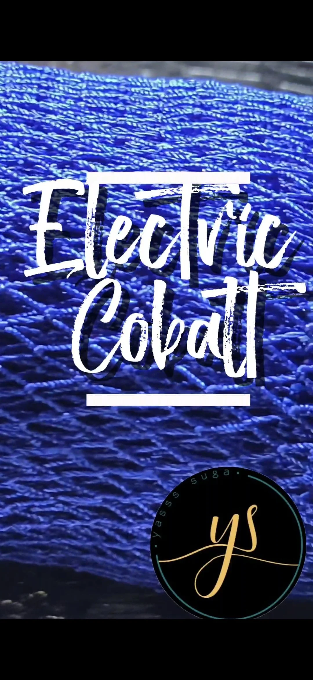 Electric Cobalt- Authentic African Exfoliating Net Bath Sponge 45" (Blue)