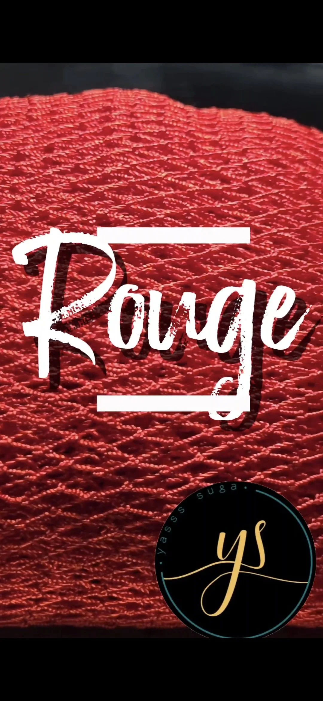 Rouge - Authentic African Exfoliating Net Bath Sponge 45" (Red)