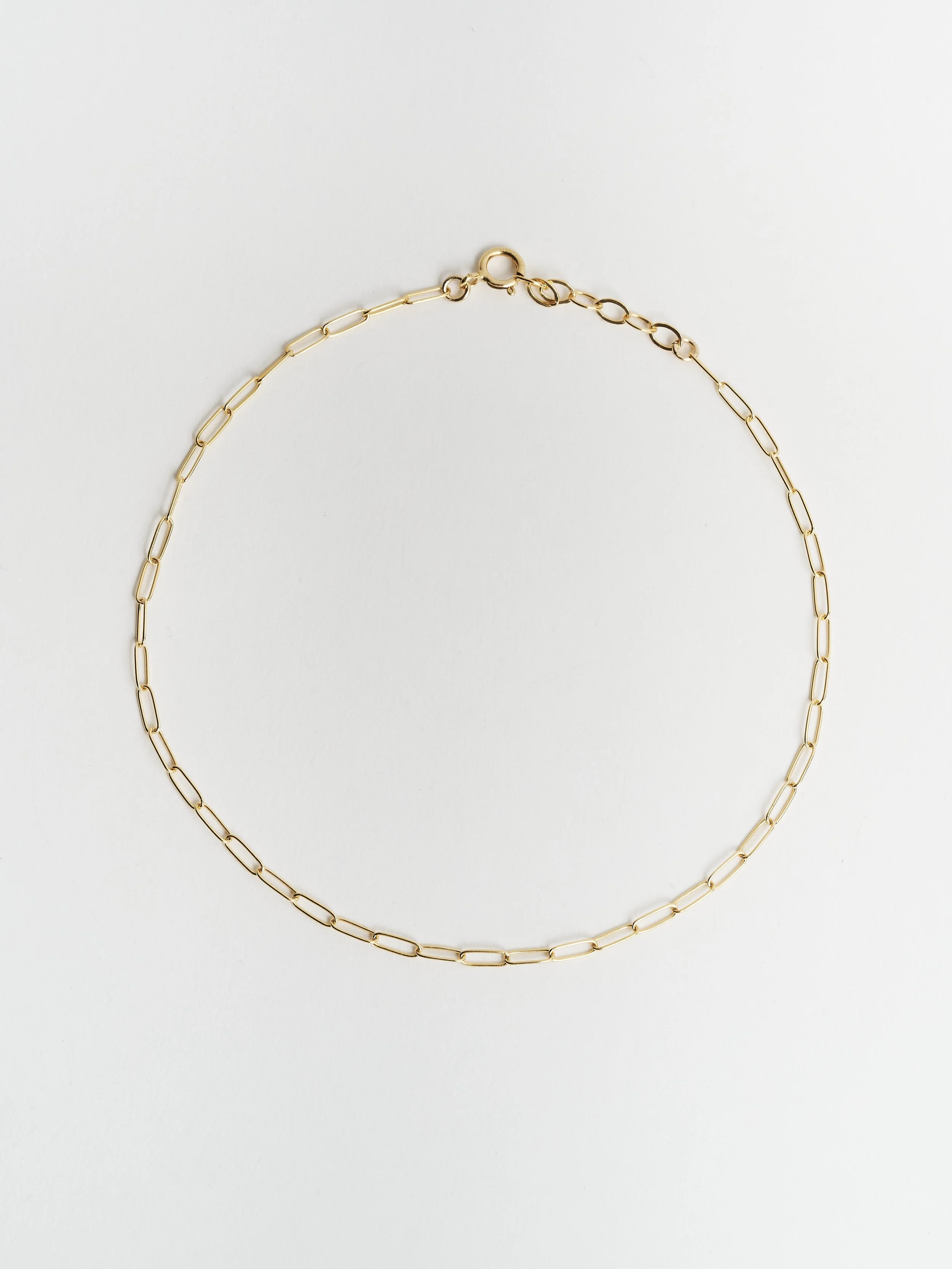 Lorena Thin Gold Chain Choker Necklace — Quill Fine Jewelry We create