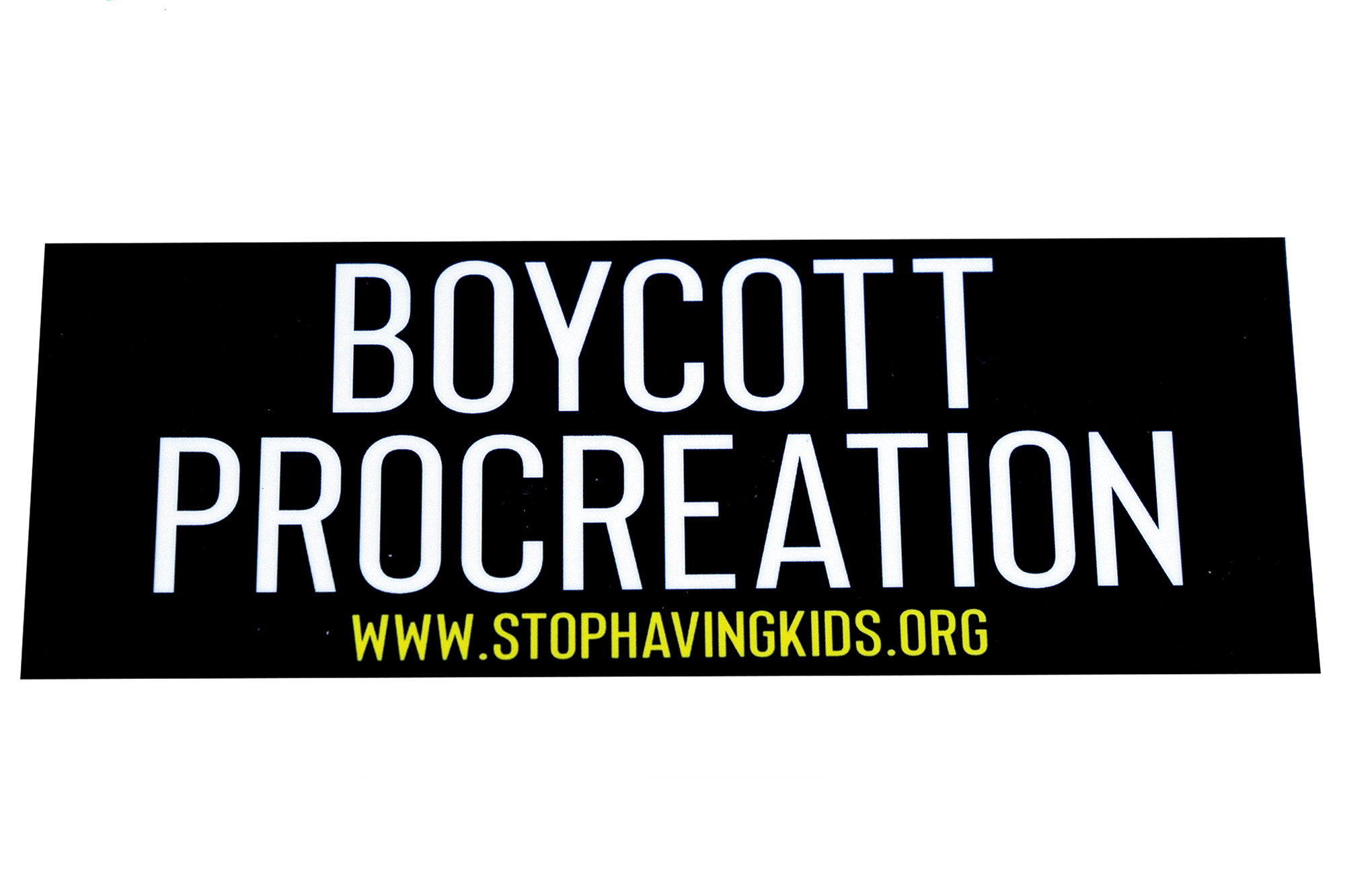 Boycott Procreation Sticker