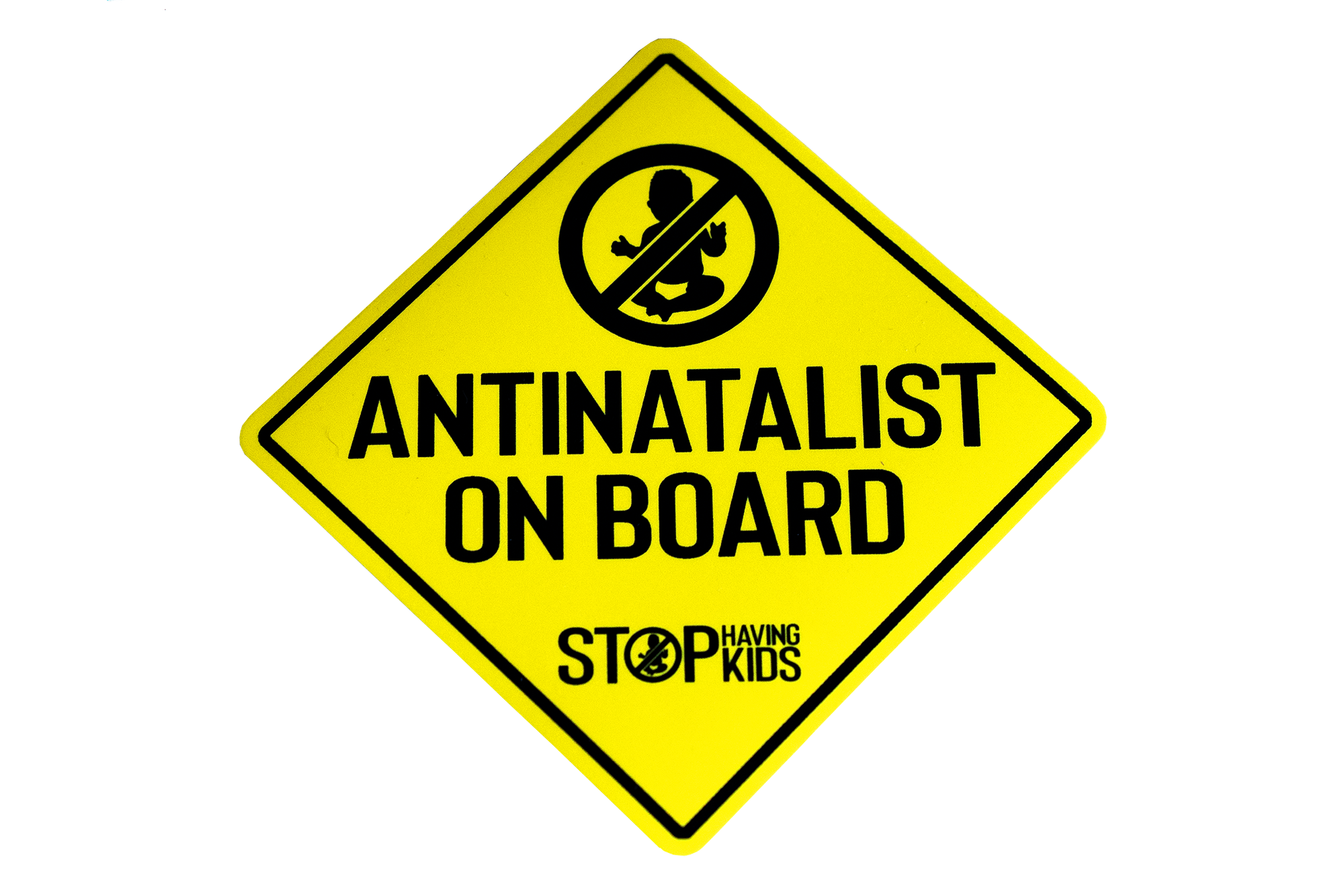 Antinatalist On Board Sticker