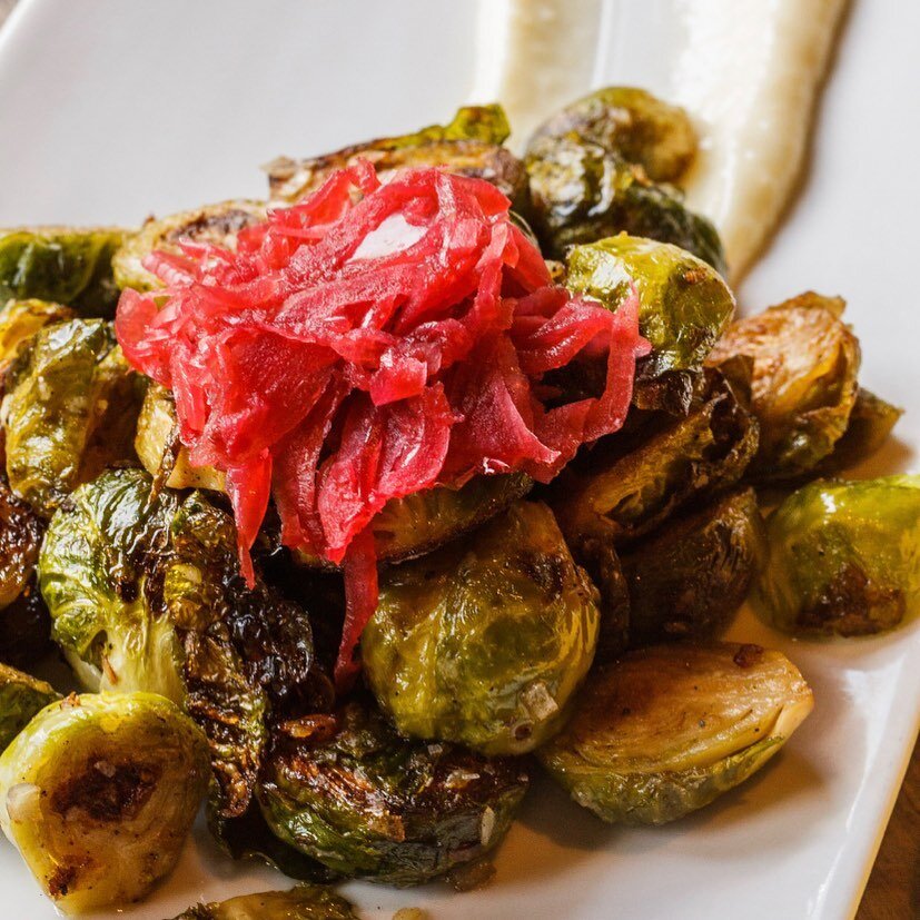 🍀Don&rsquo;t just wear green today, eat some green too! 🍀

BRUSSELS SPROUTS (gf,v)
lemon roasted garlic aioli, shallot butter