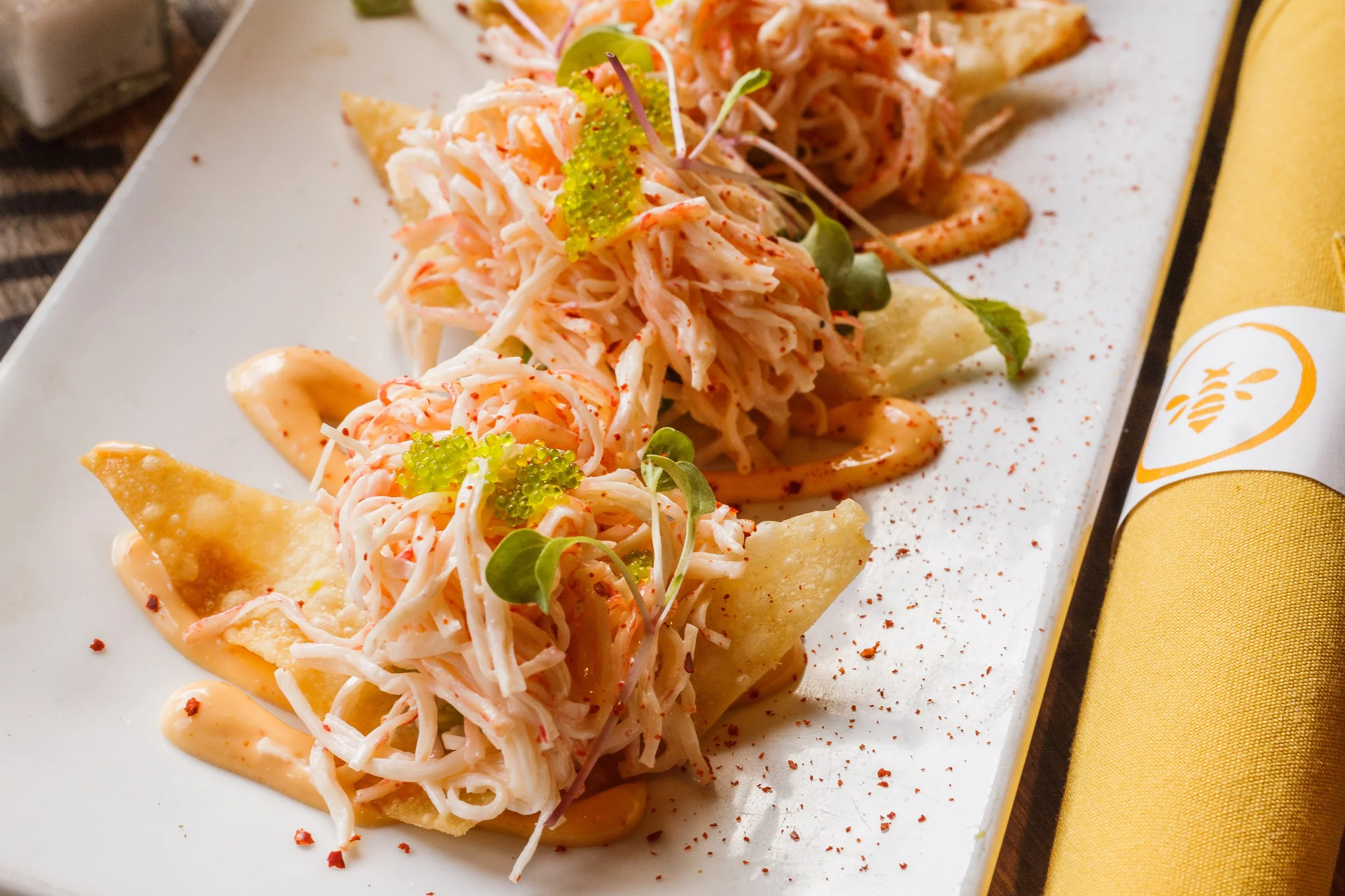 Krab nachos at Social Southern Table & Bar in Lafayette, Louisiana