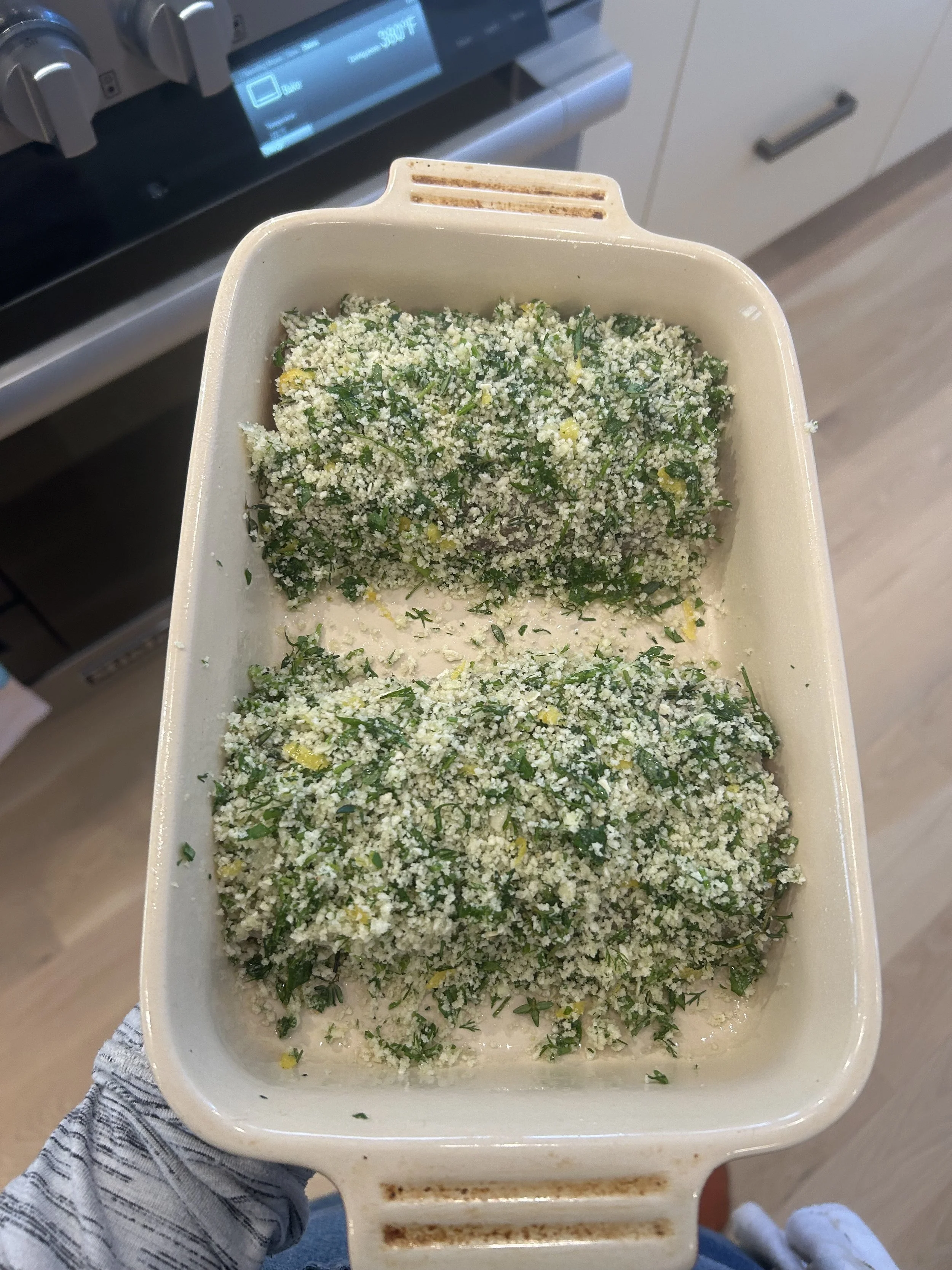 Super Herb baked Halibut