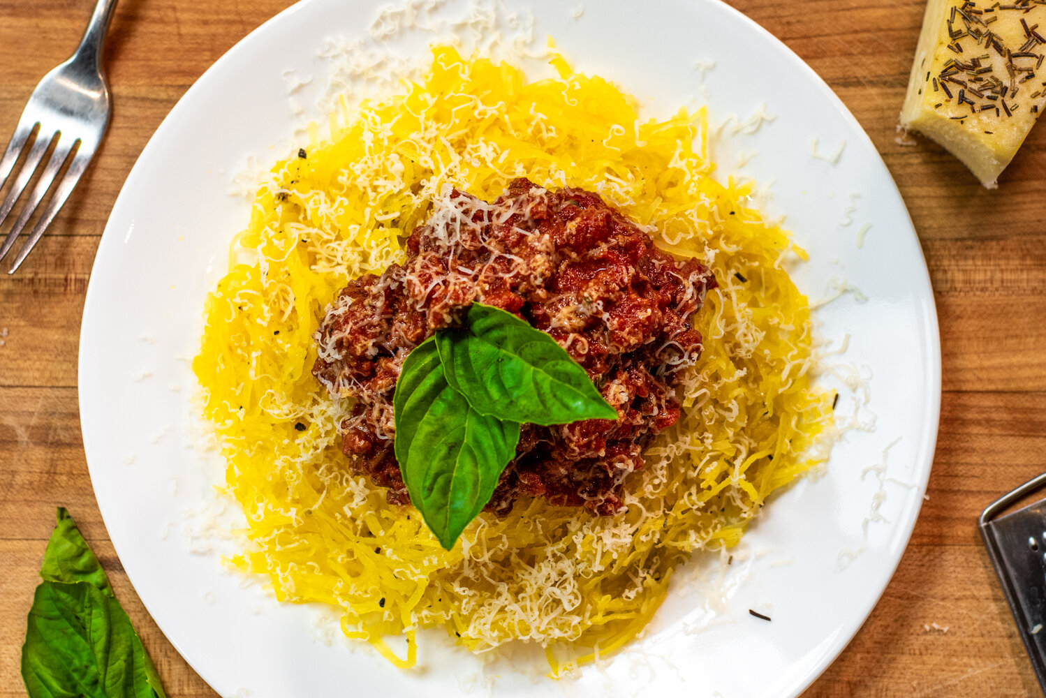 Keto Spaghetti and Meat Sauce