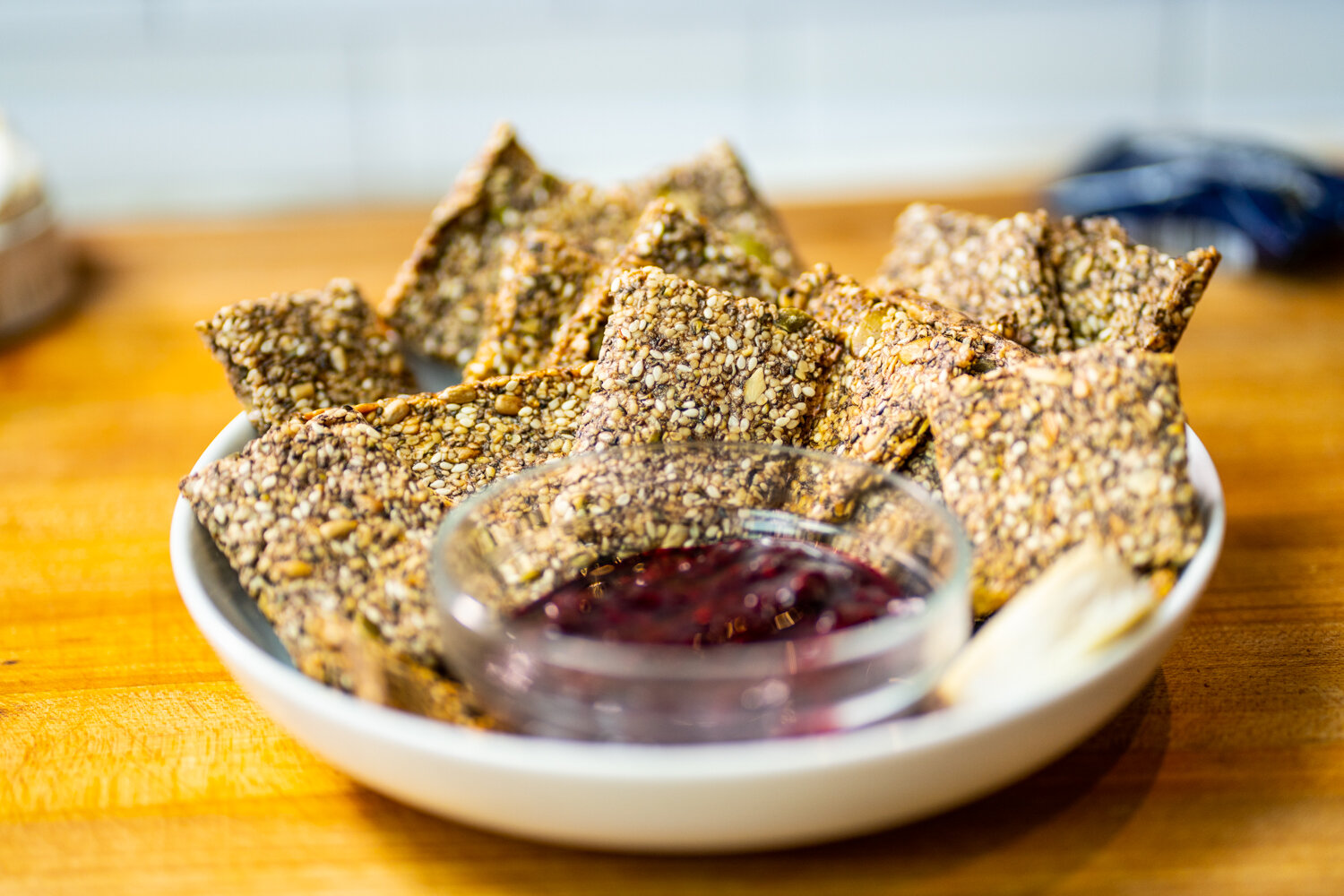 Keto Seed Crackers
