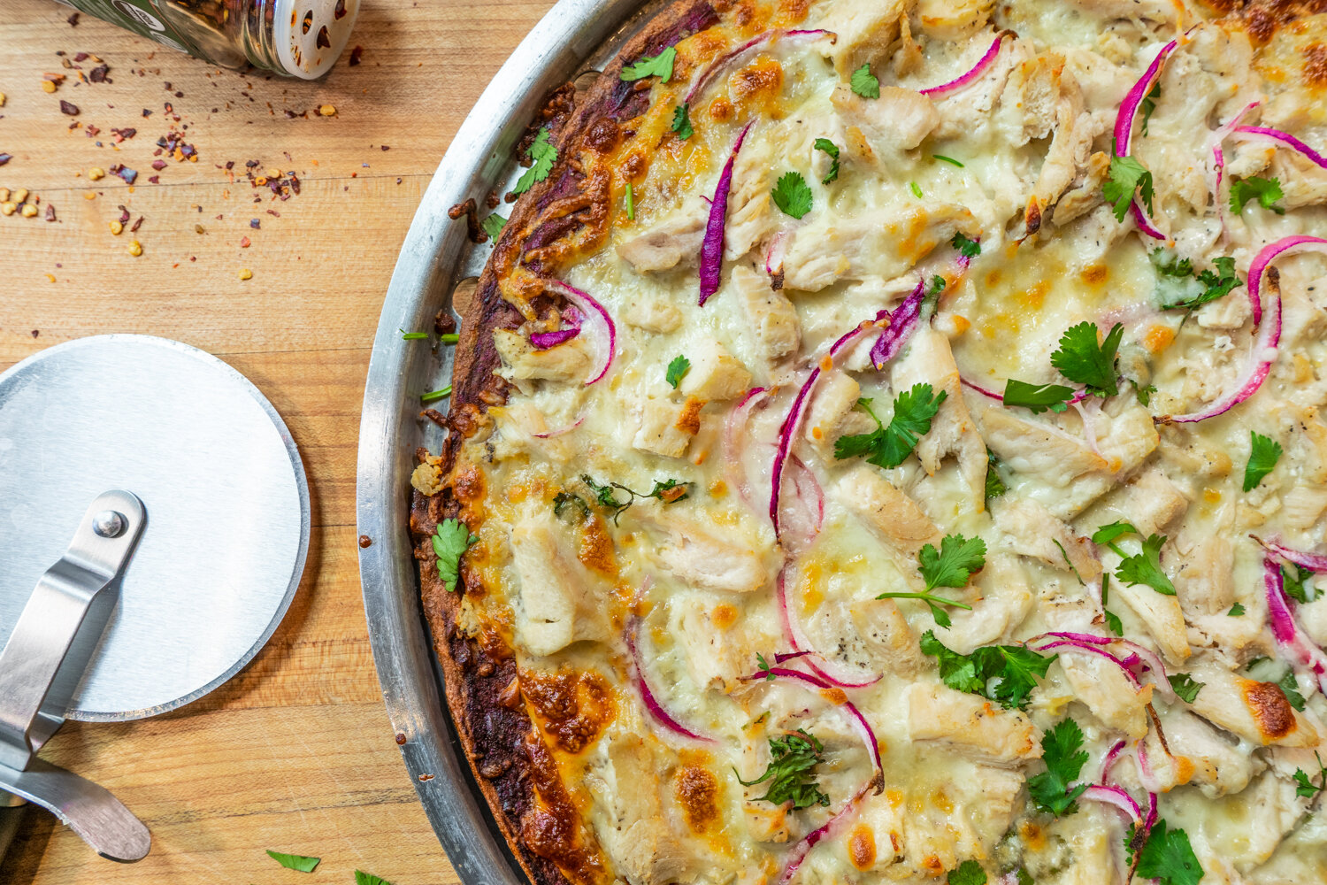 Keto Thin Crust BBQ Chicken Pizza