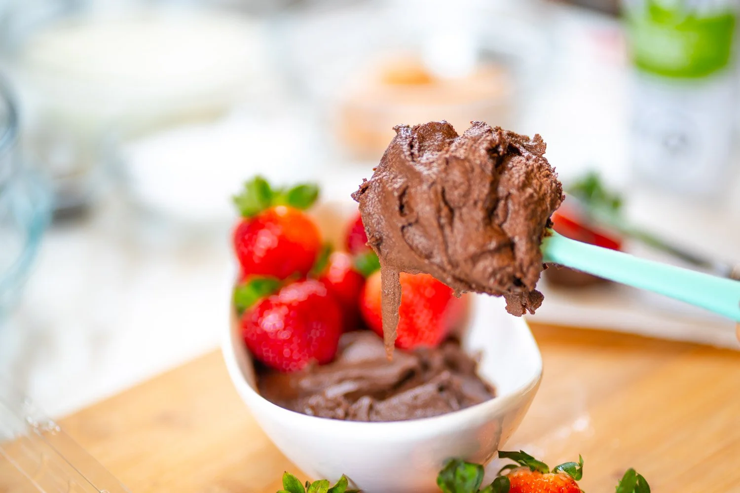 Low Carb One Minute Chocolate Frosting