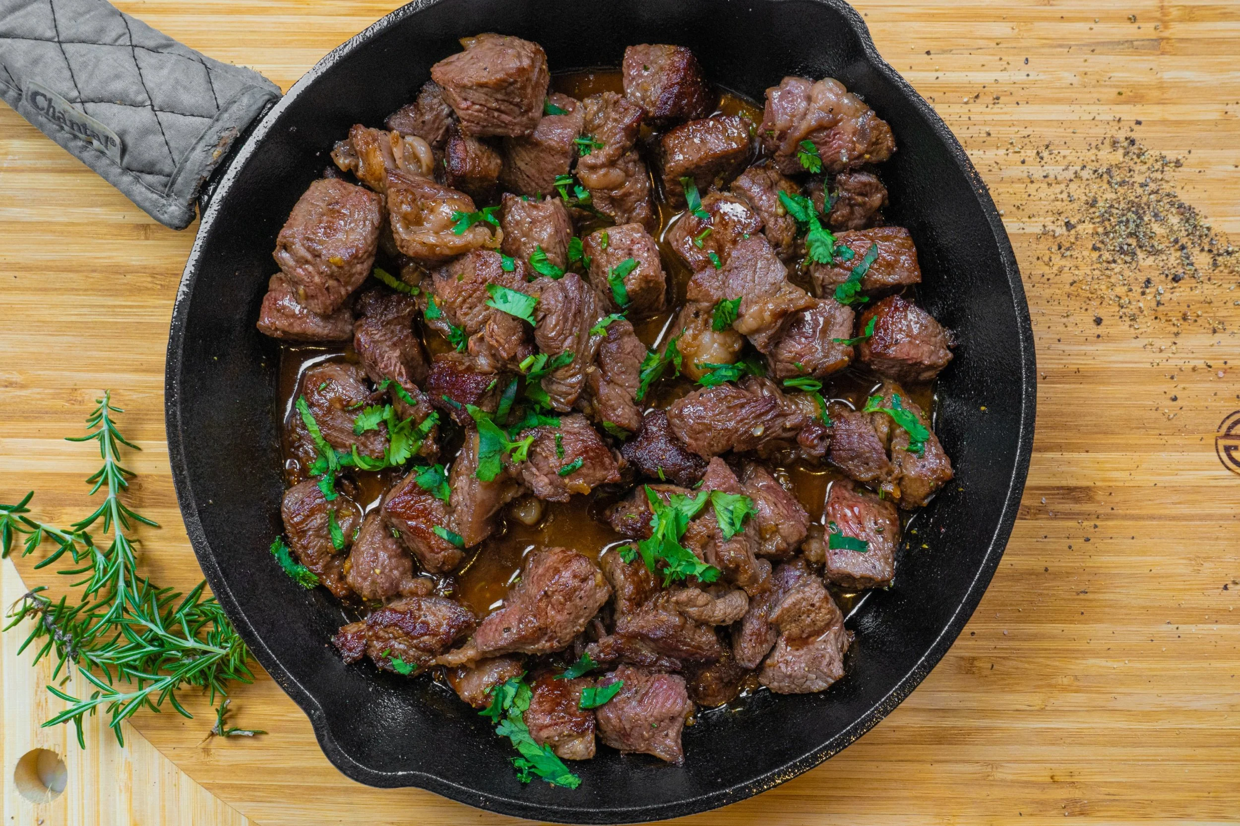 Garlic Butter Steak Bites