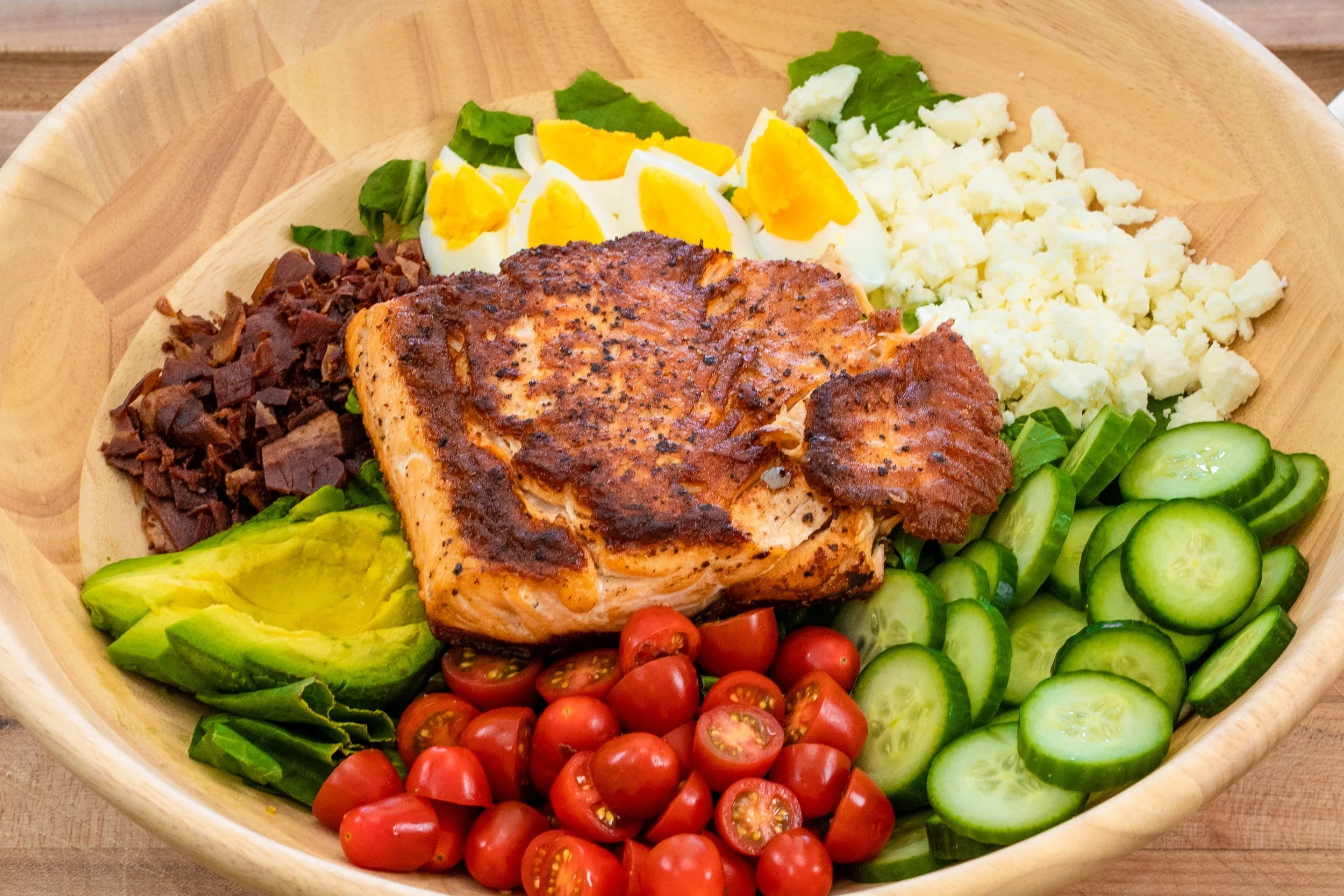 Salmon Cobb Salad